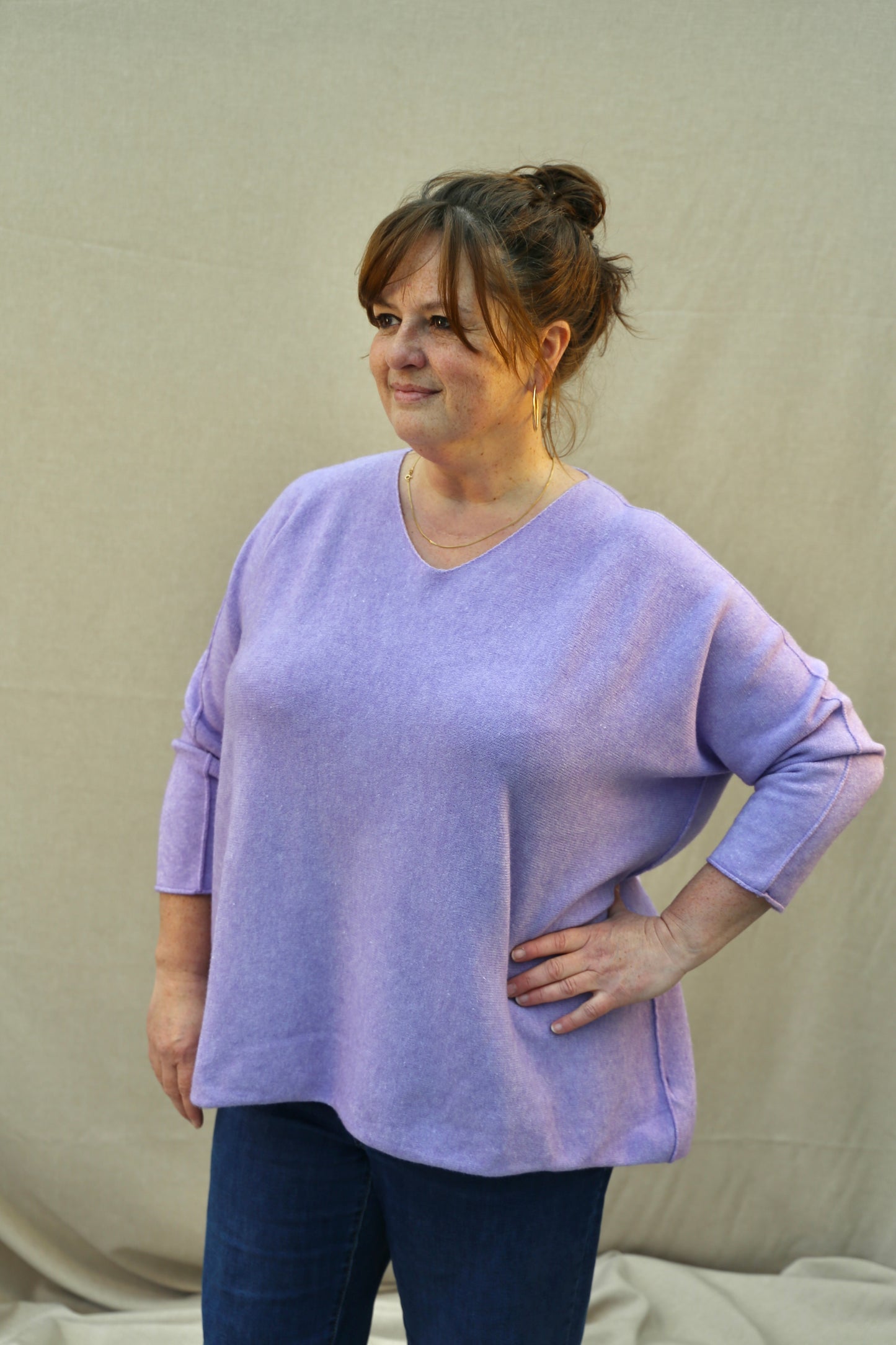 Pull Juliette Lilas