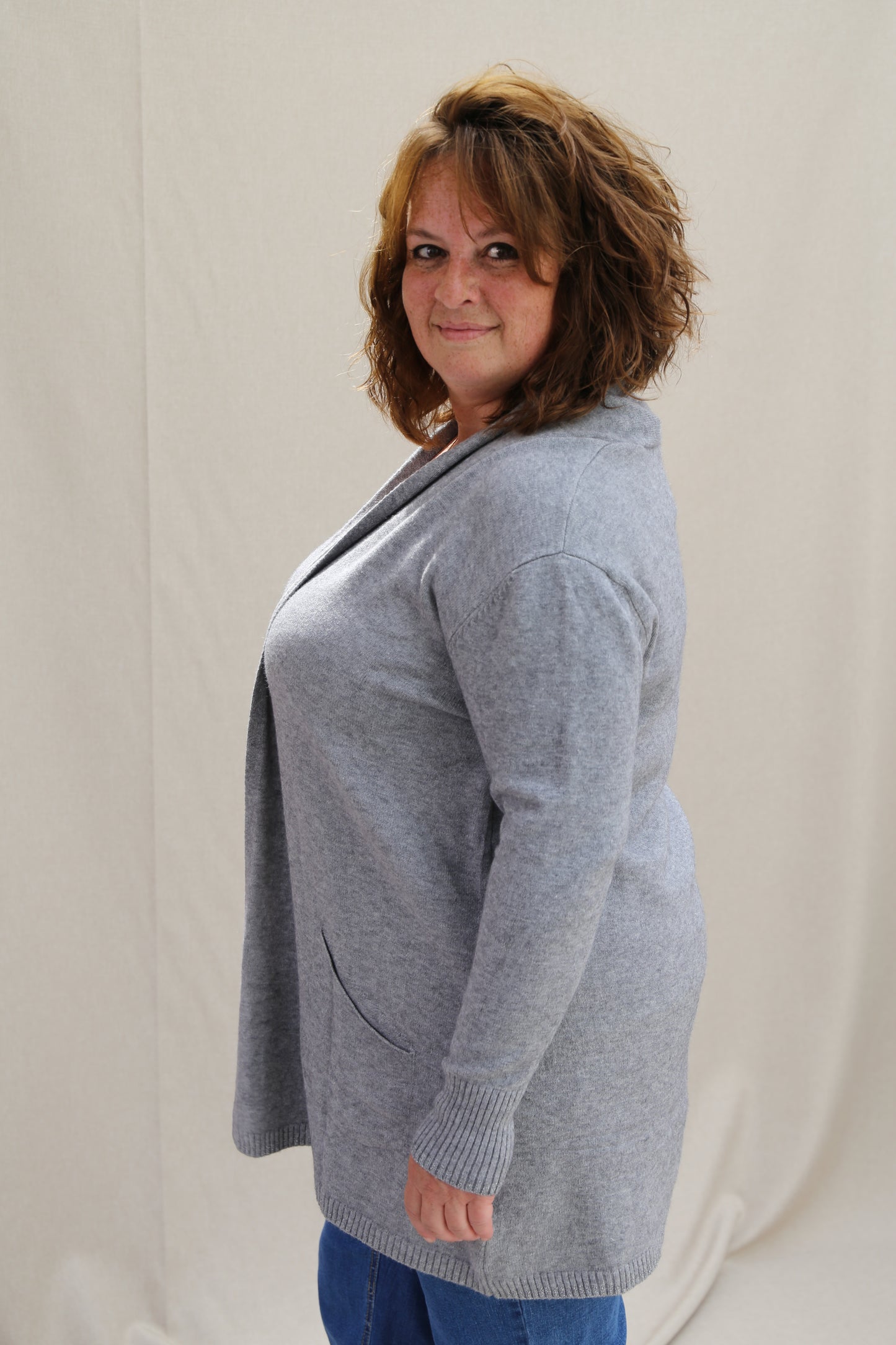 Gilet Amélie gris