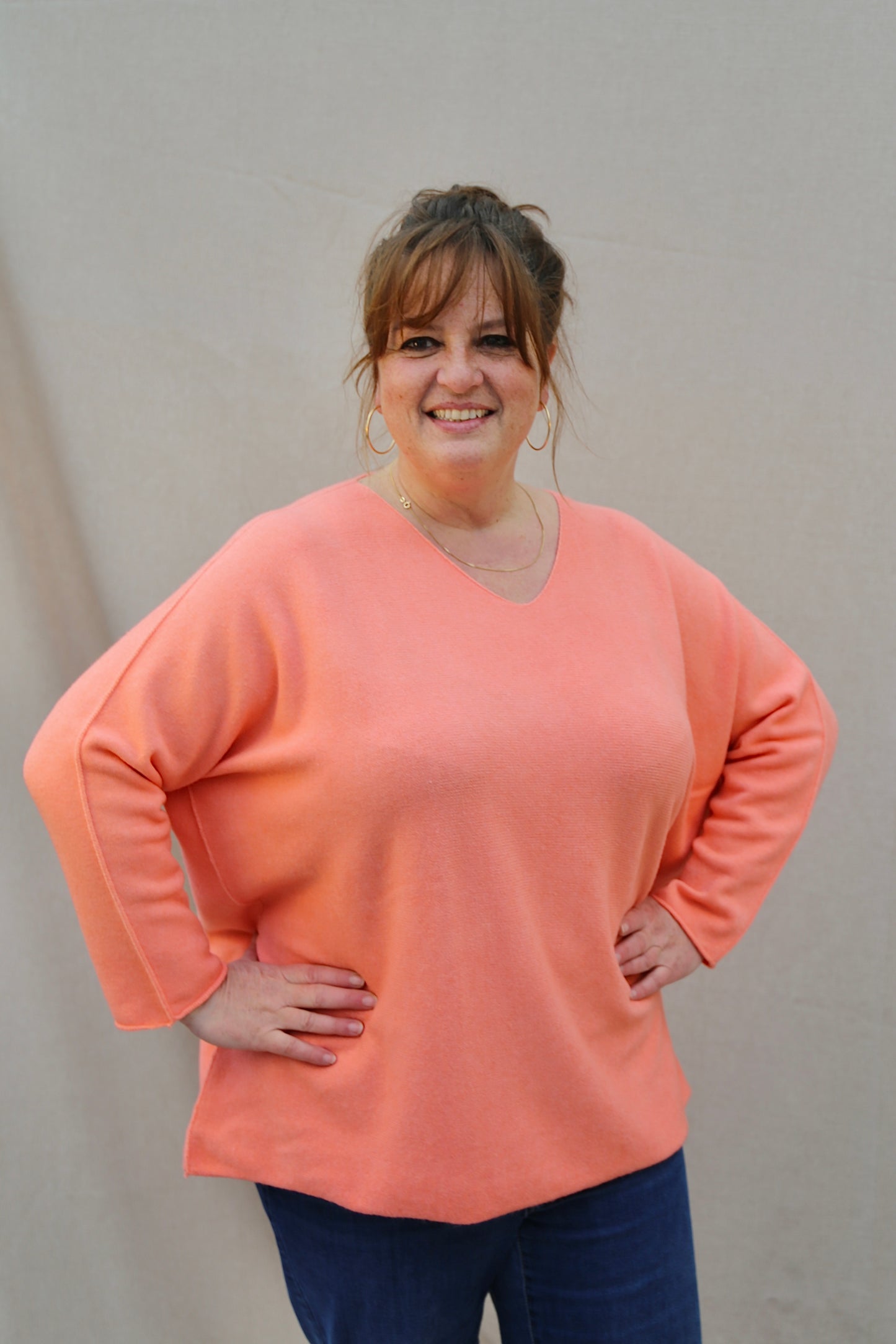 Pull Juliette pêche