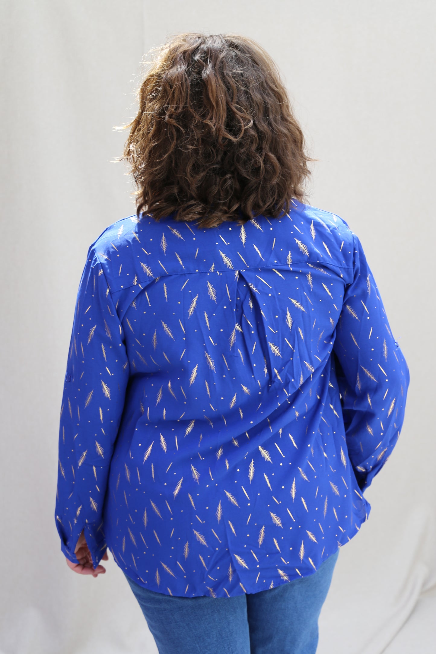 Blouse Christy royal/or