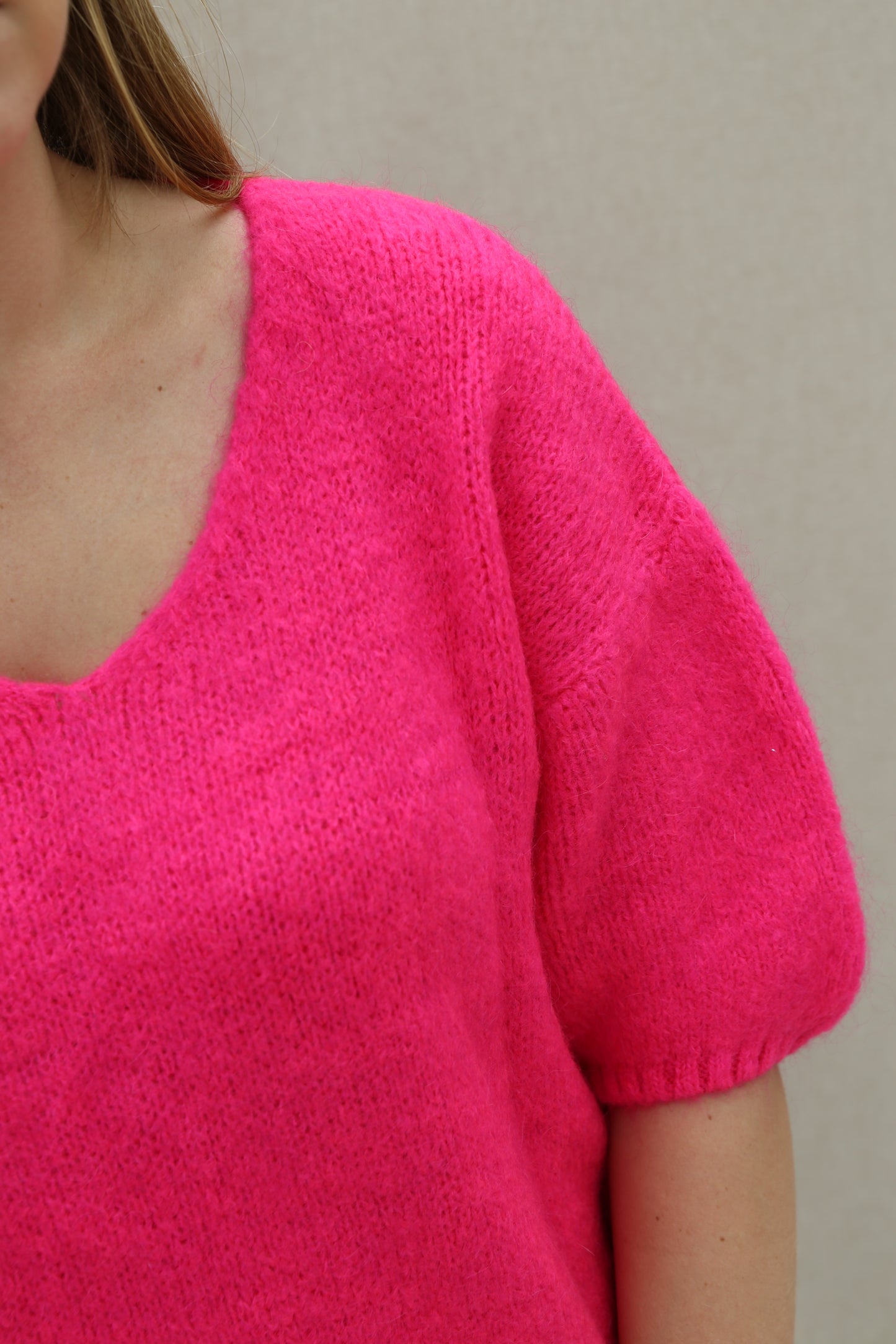 Pull Mila rose fluo