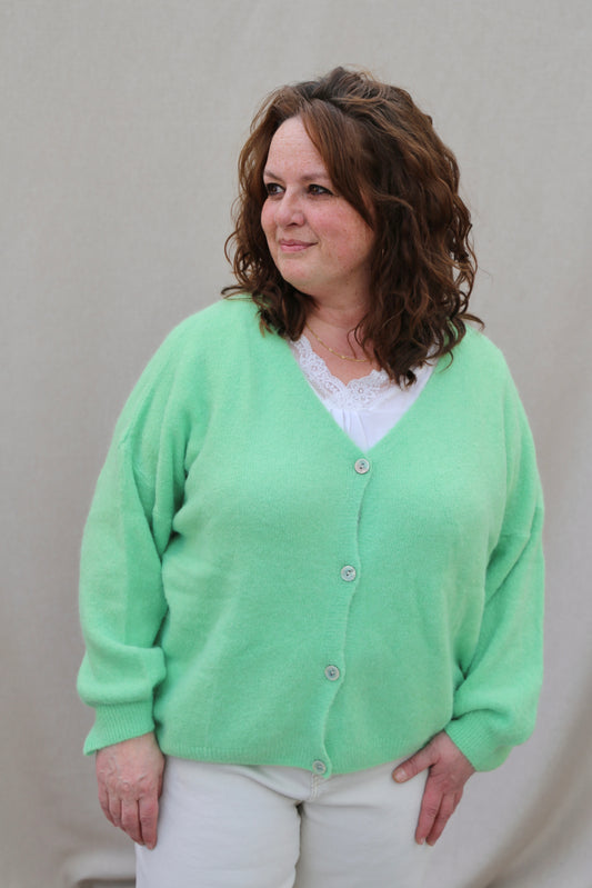 Gilet Eva vert clair