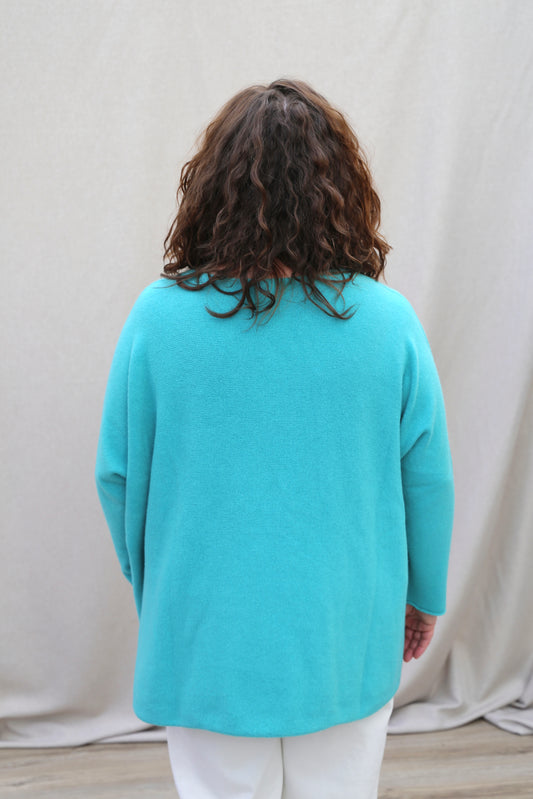 Pull Juliette turquoise