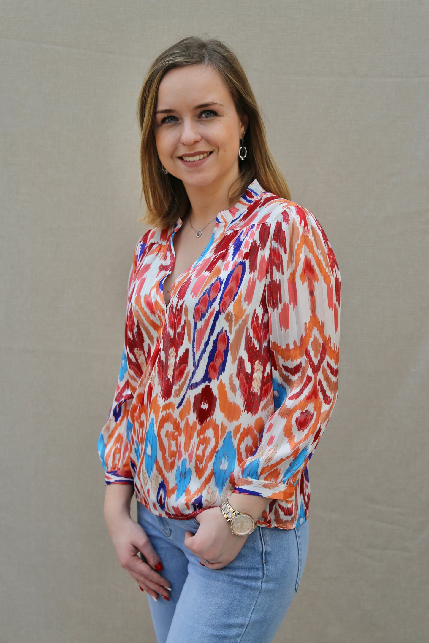 Blouse Patricia rouge