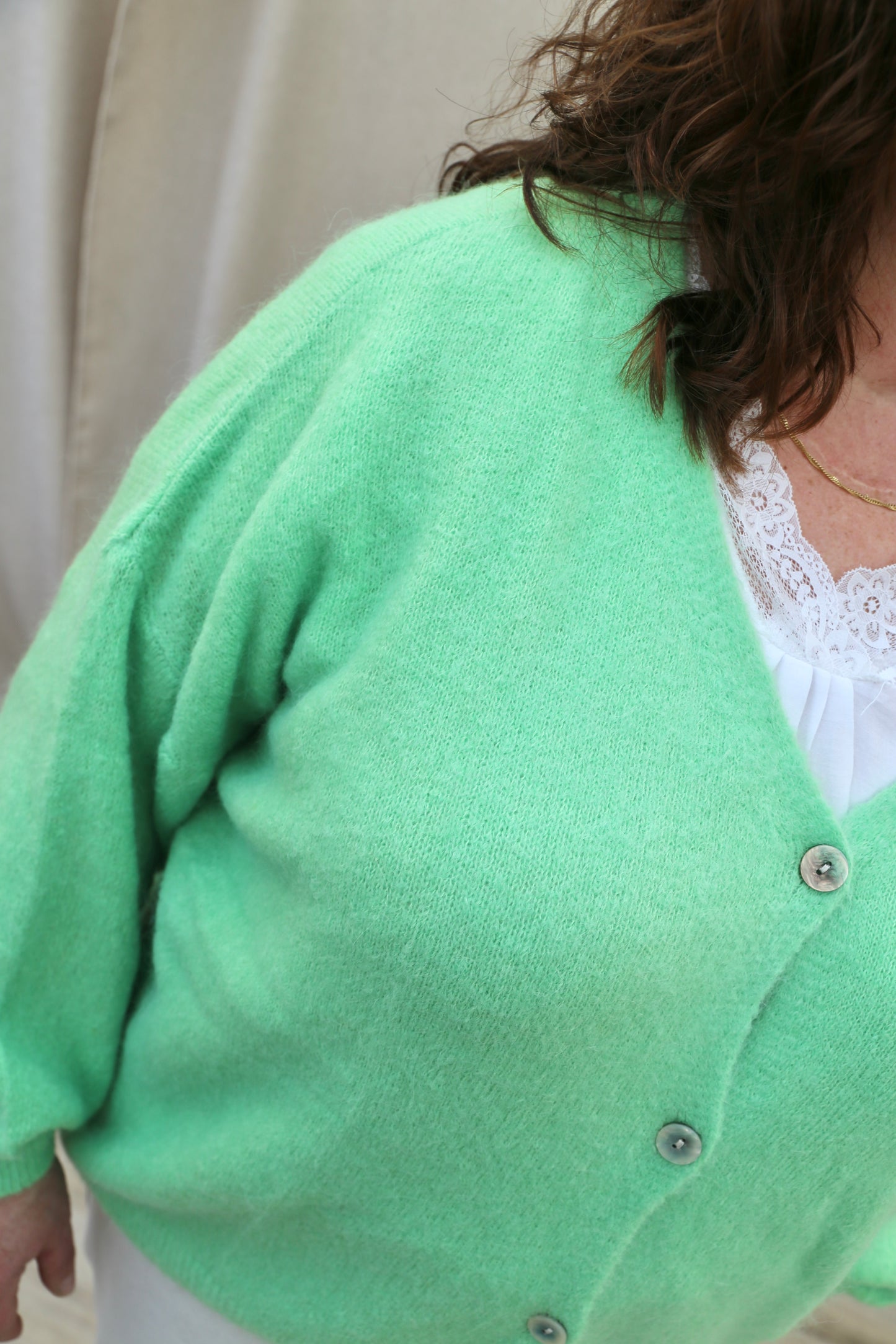 Gilet Eva vert clair