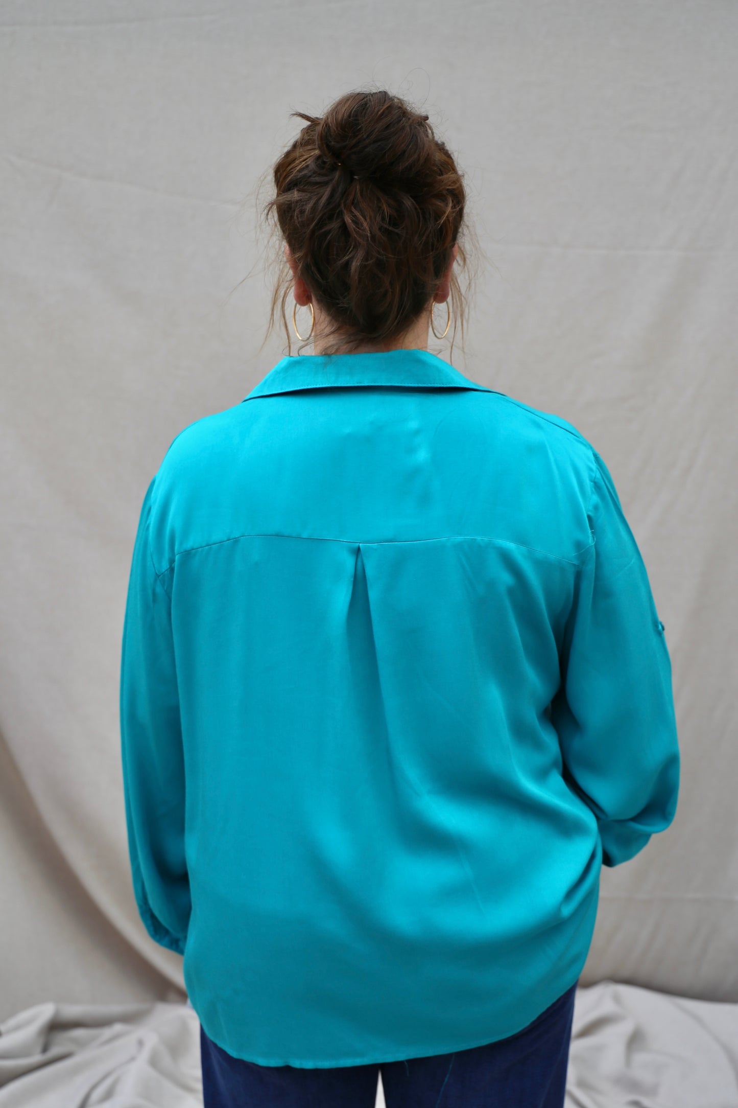 Blouse Léana turquoise