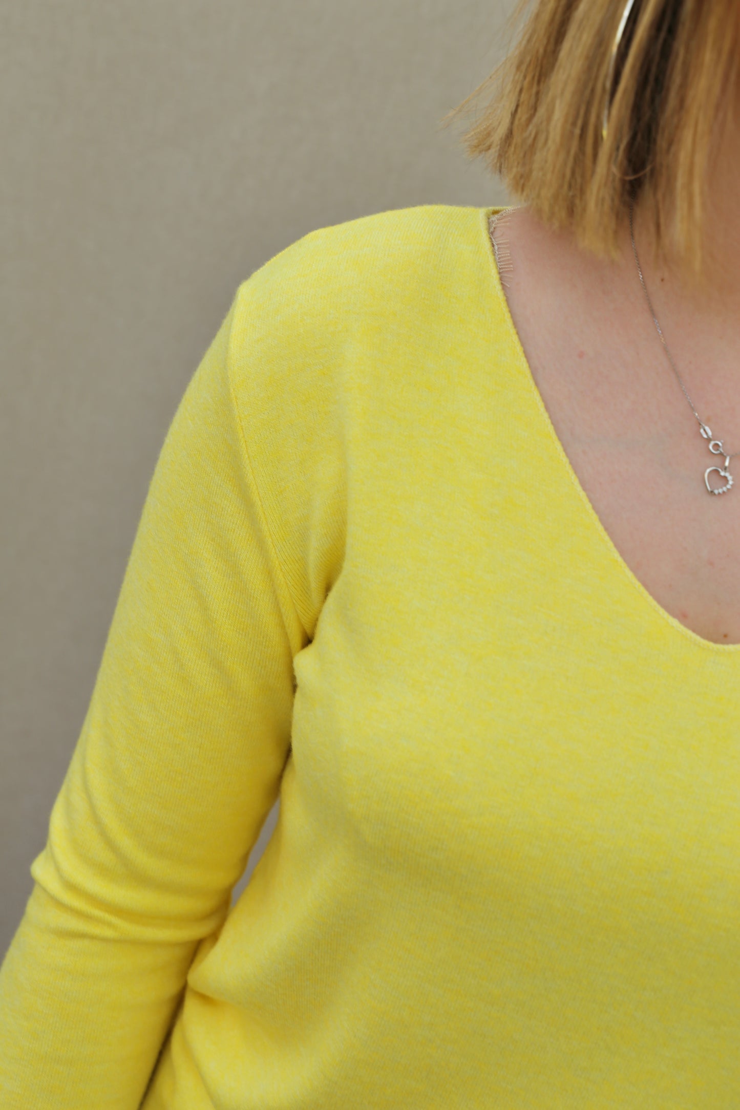 Pull Barbara jaune