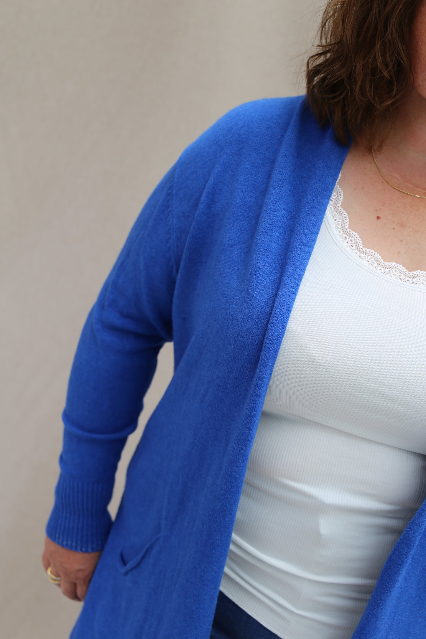 Gilet Amélie royal