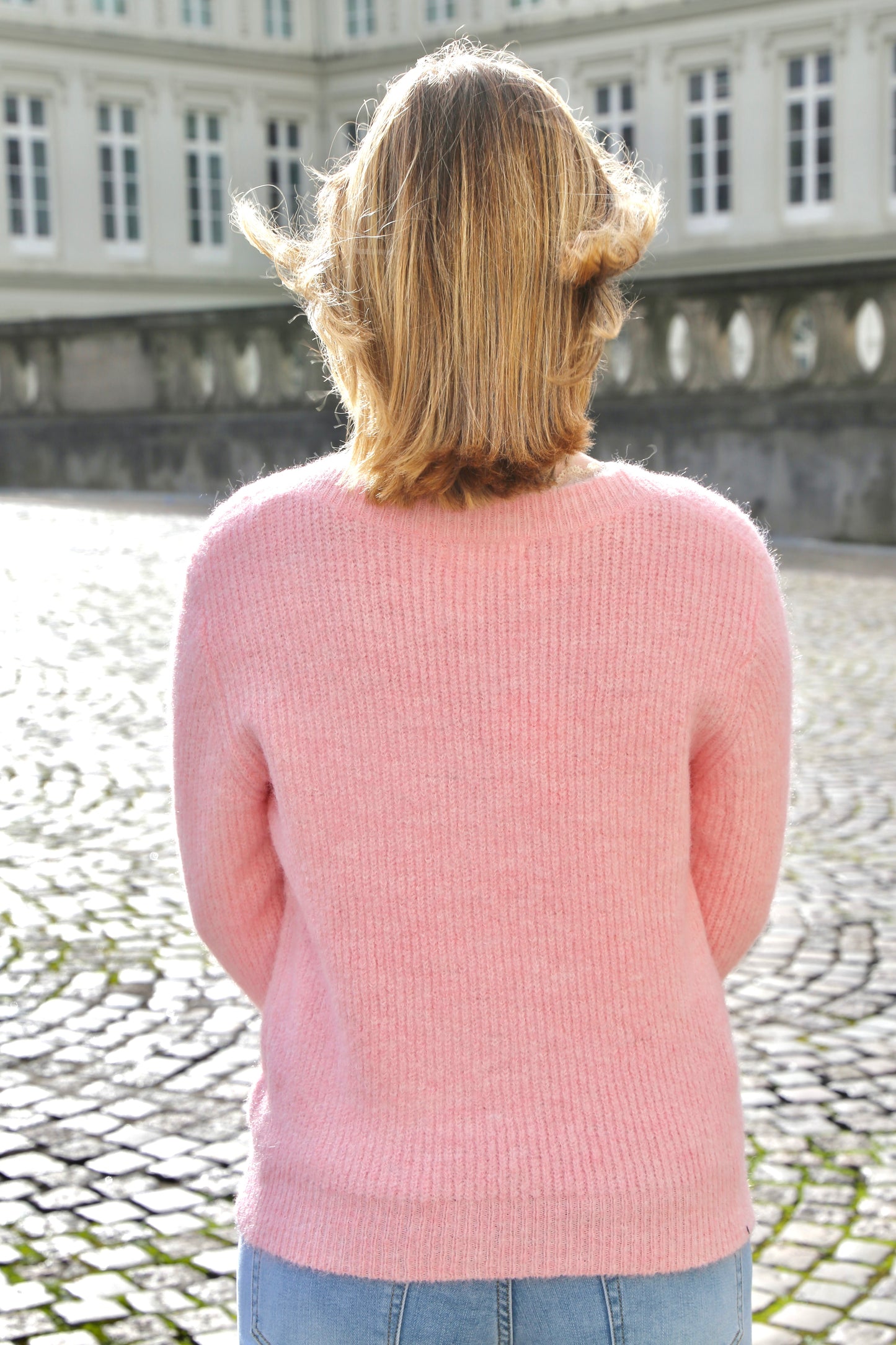 Pull Clarisse rose
