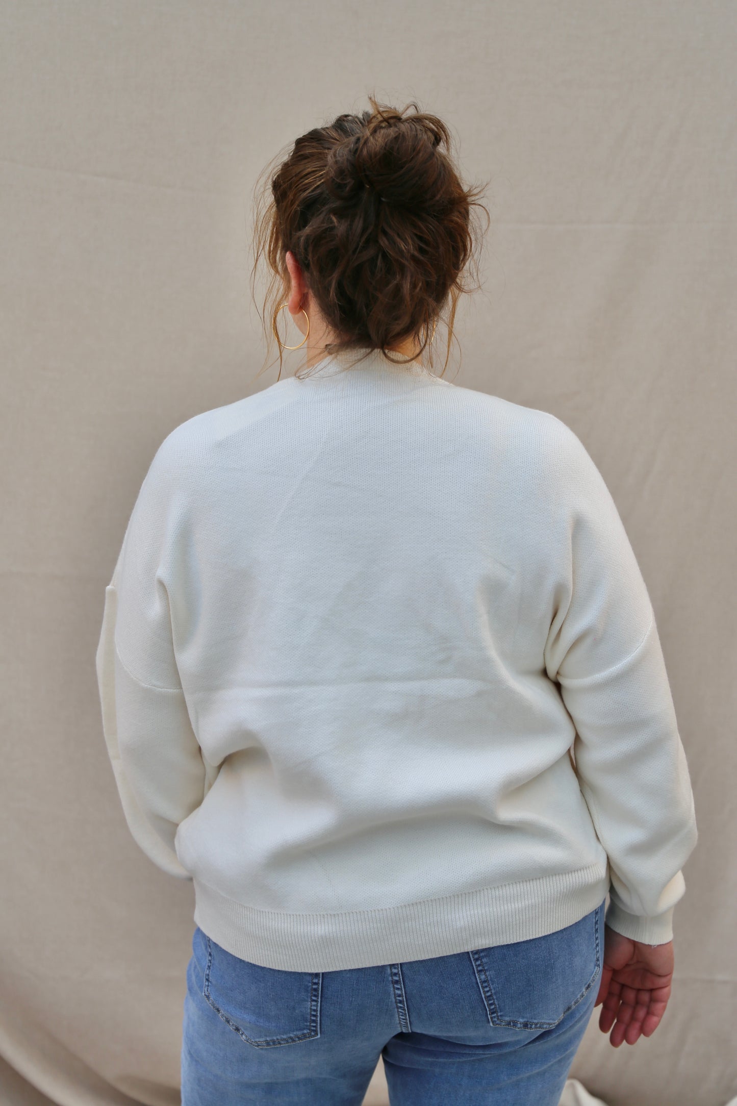 Pull Corine écru