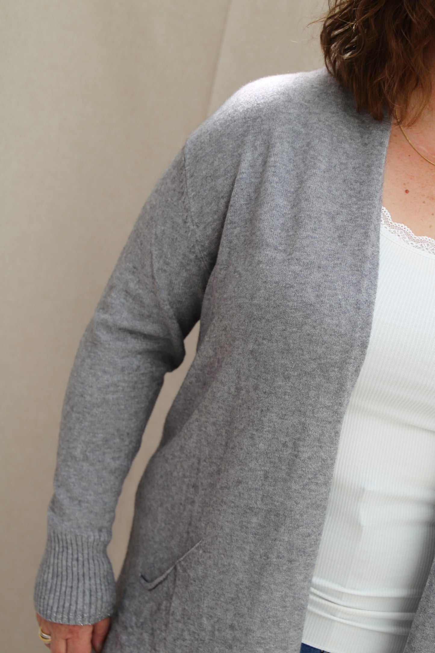 Gilet Amélie gris