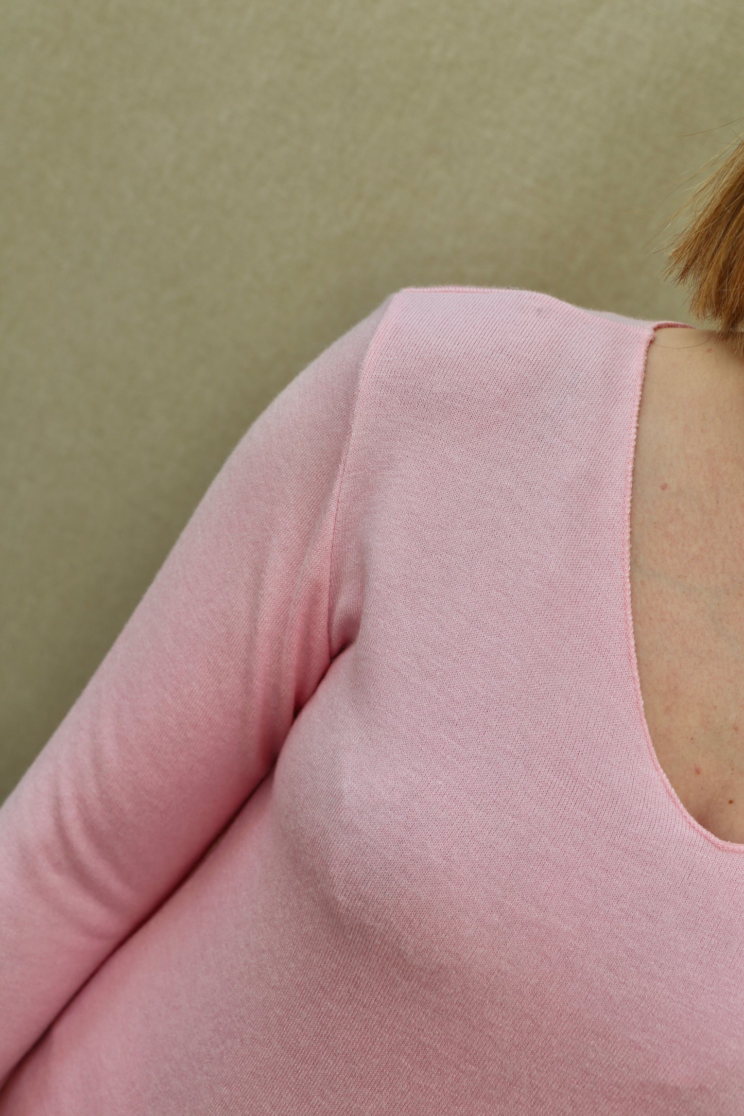 Pull Bérénice rose pâle