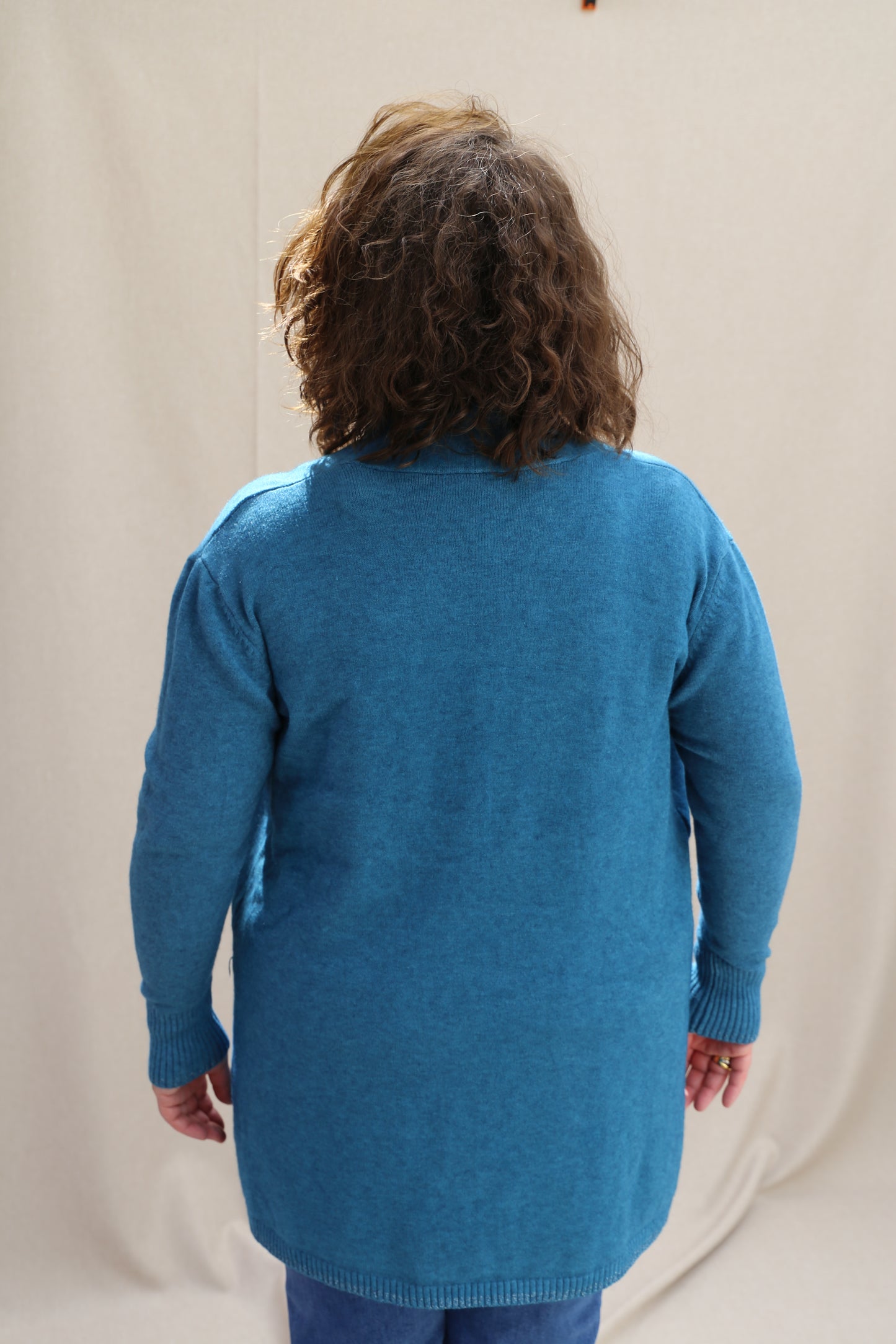 Gilet Amélie pétrole