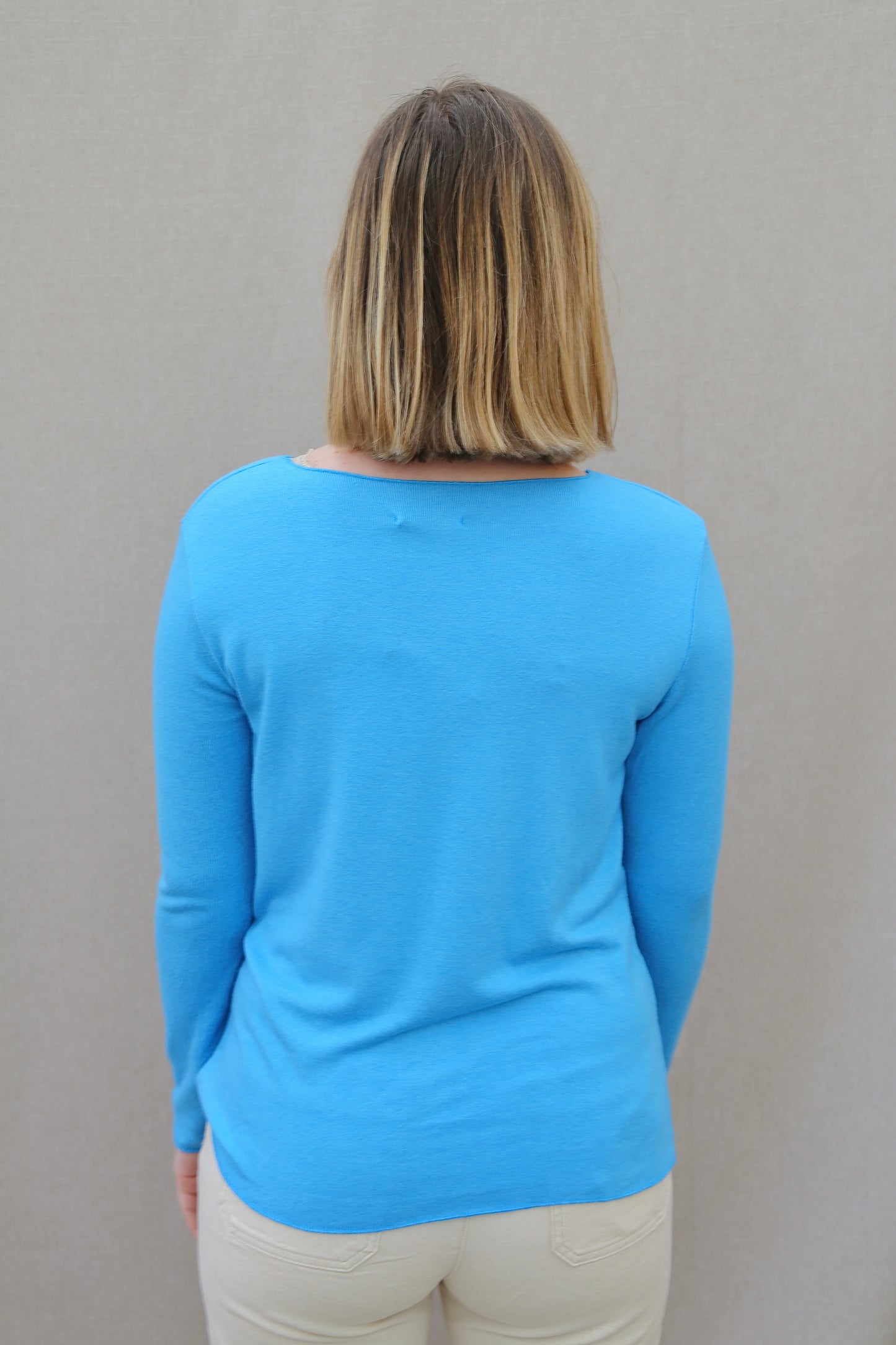 Pull Bérénice turquoise