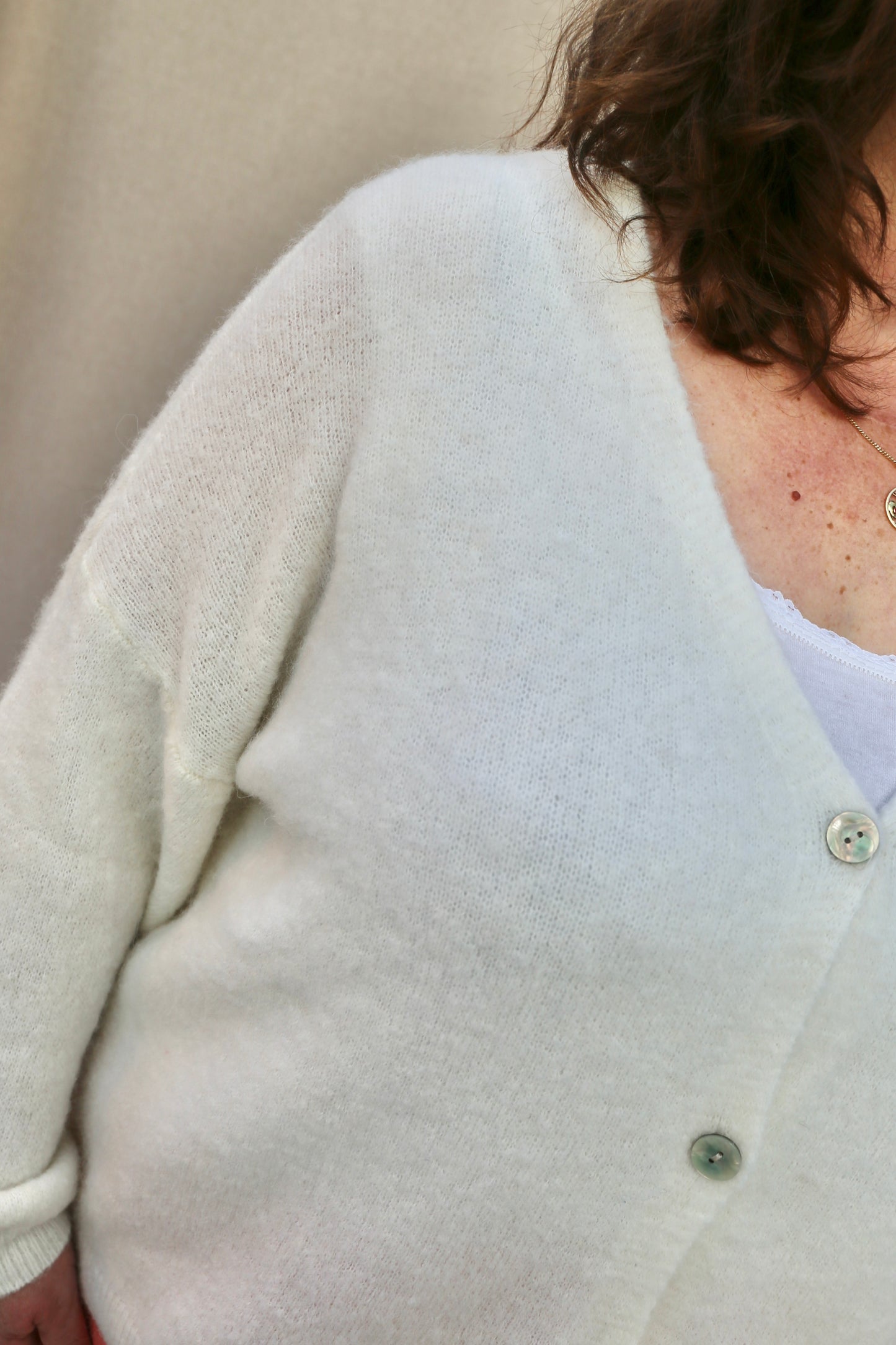 Gilet Eva écru