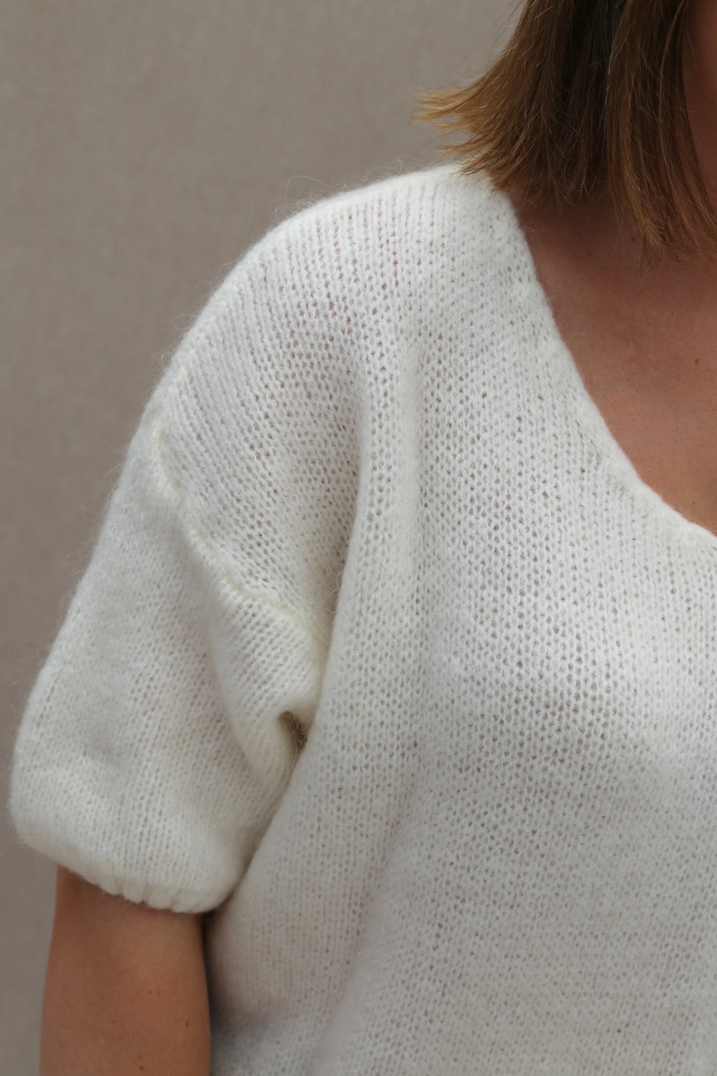 Pull Mila écru
