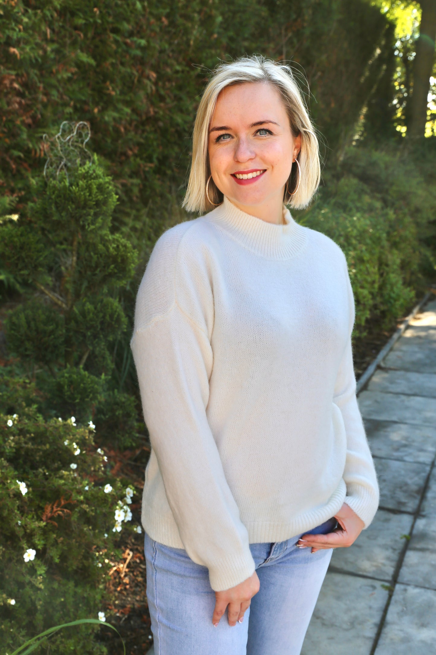 Pull Élia écru