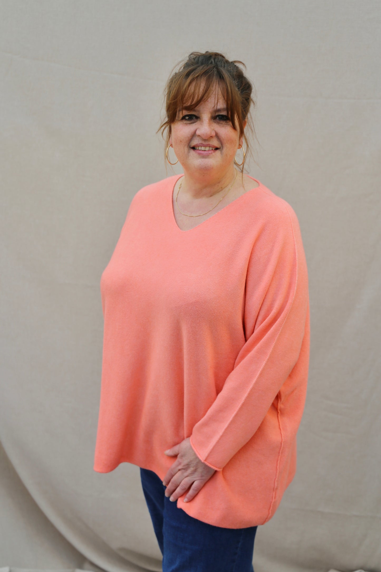 Pull Juliette pêche