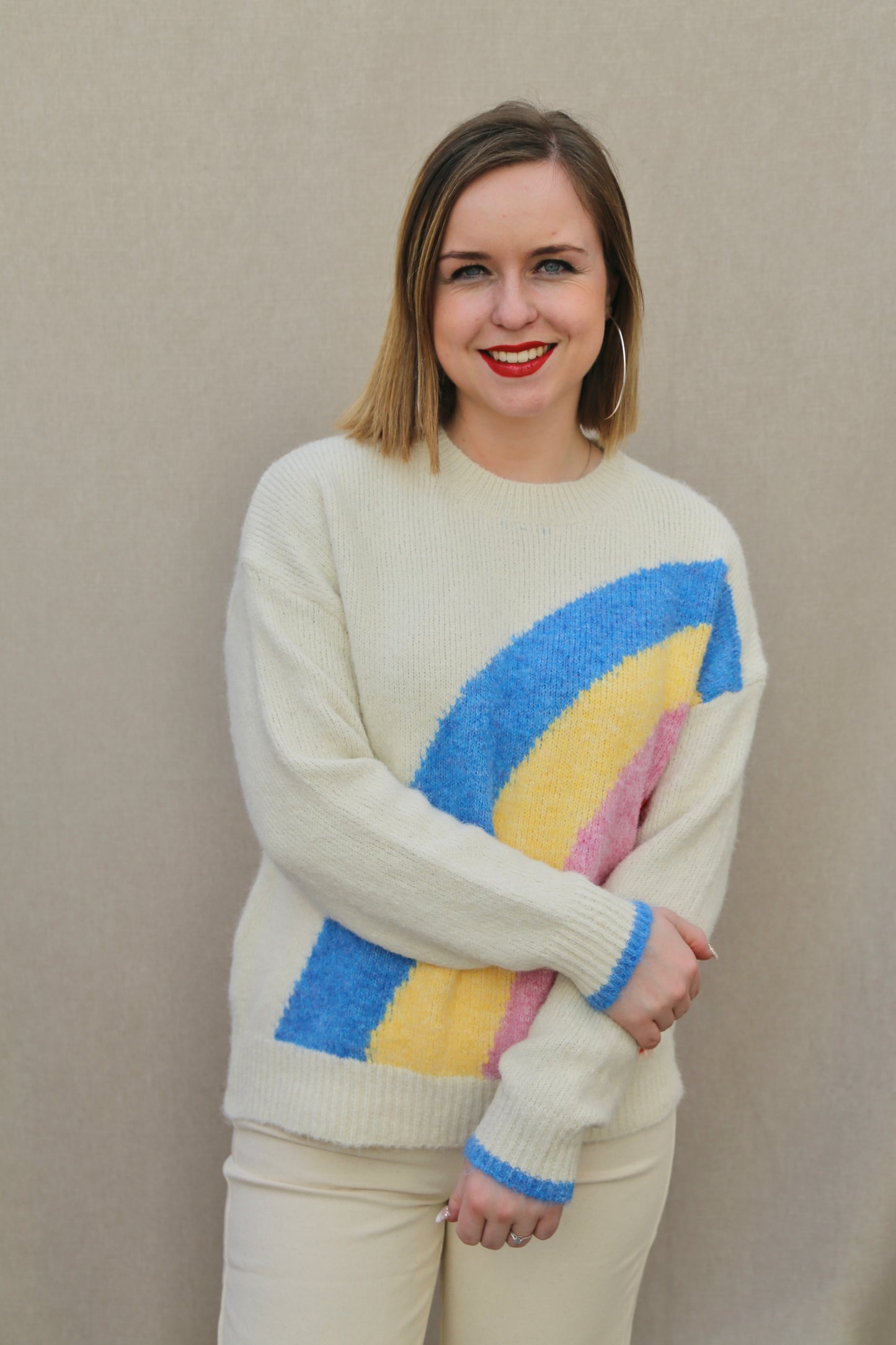 Pull Jade beige