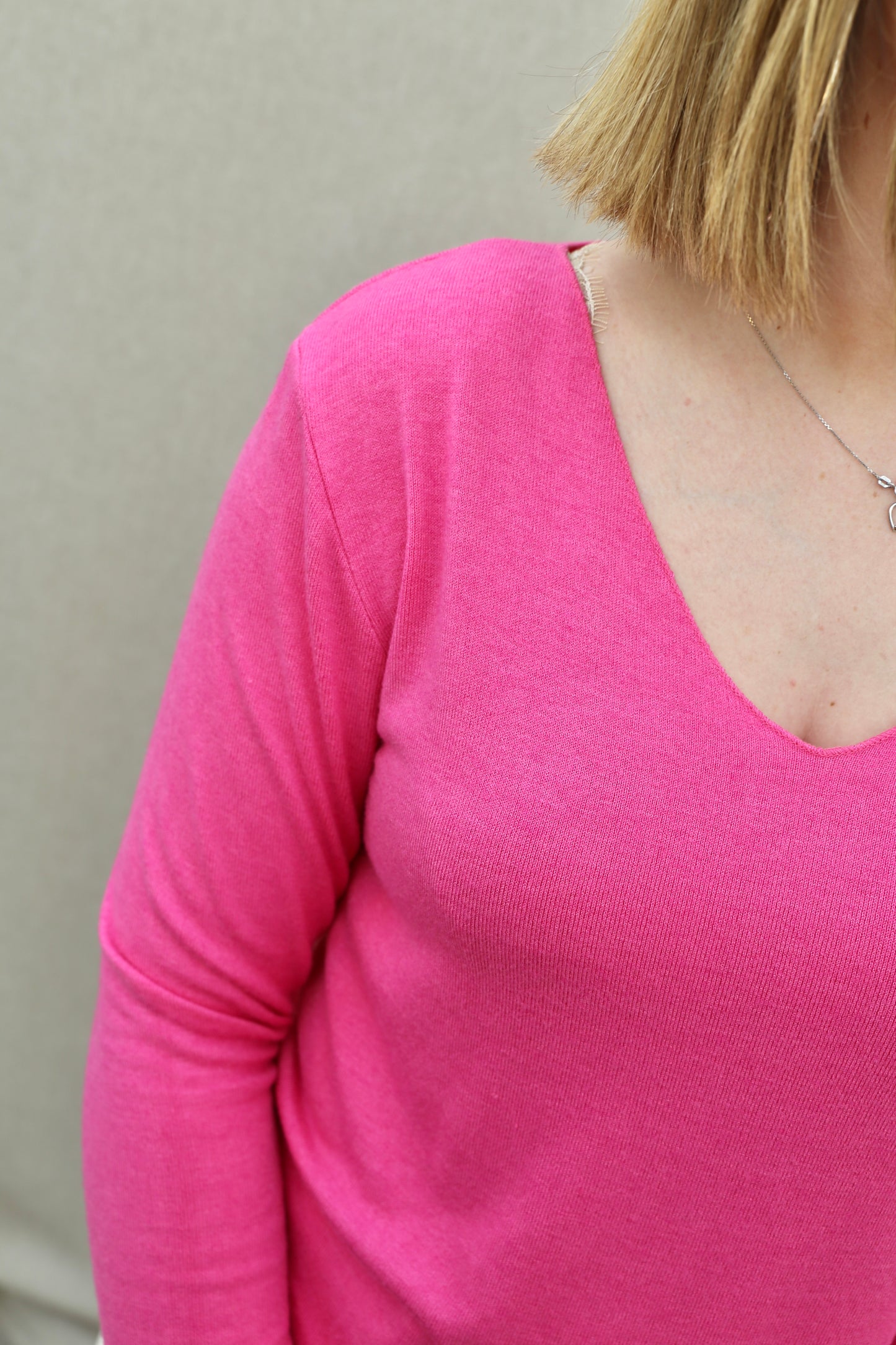 Pull Bérénice fuchsia