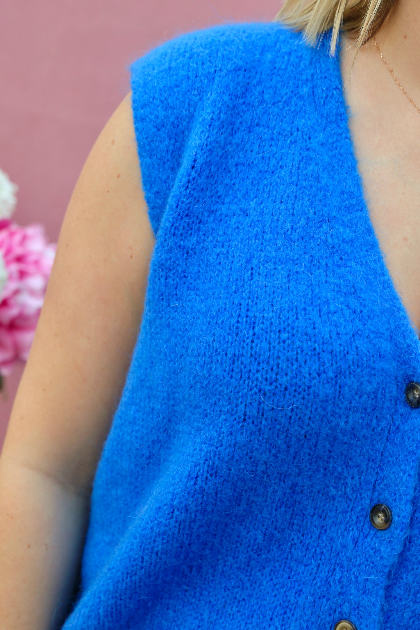 Gilet Clémence bleu