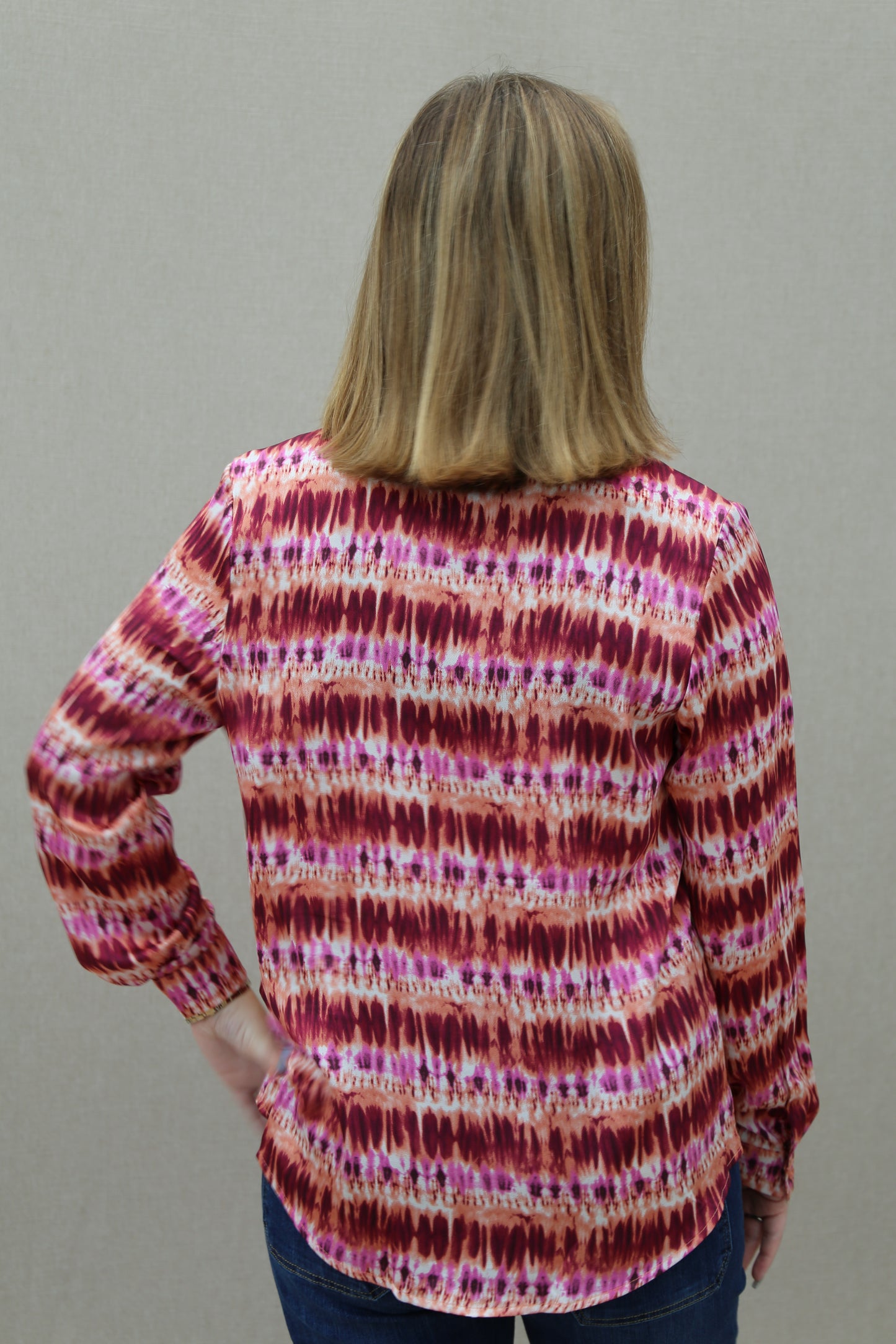 Blouse Amandine bordeaux