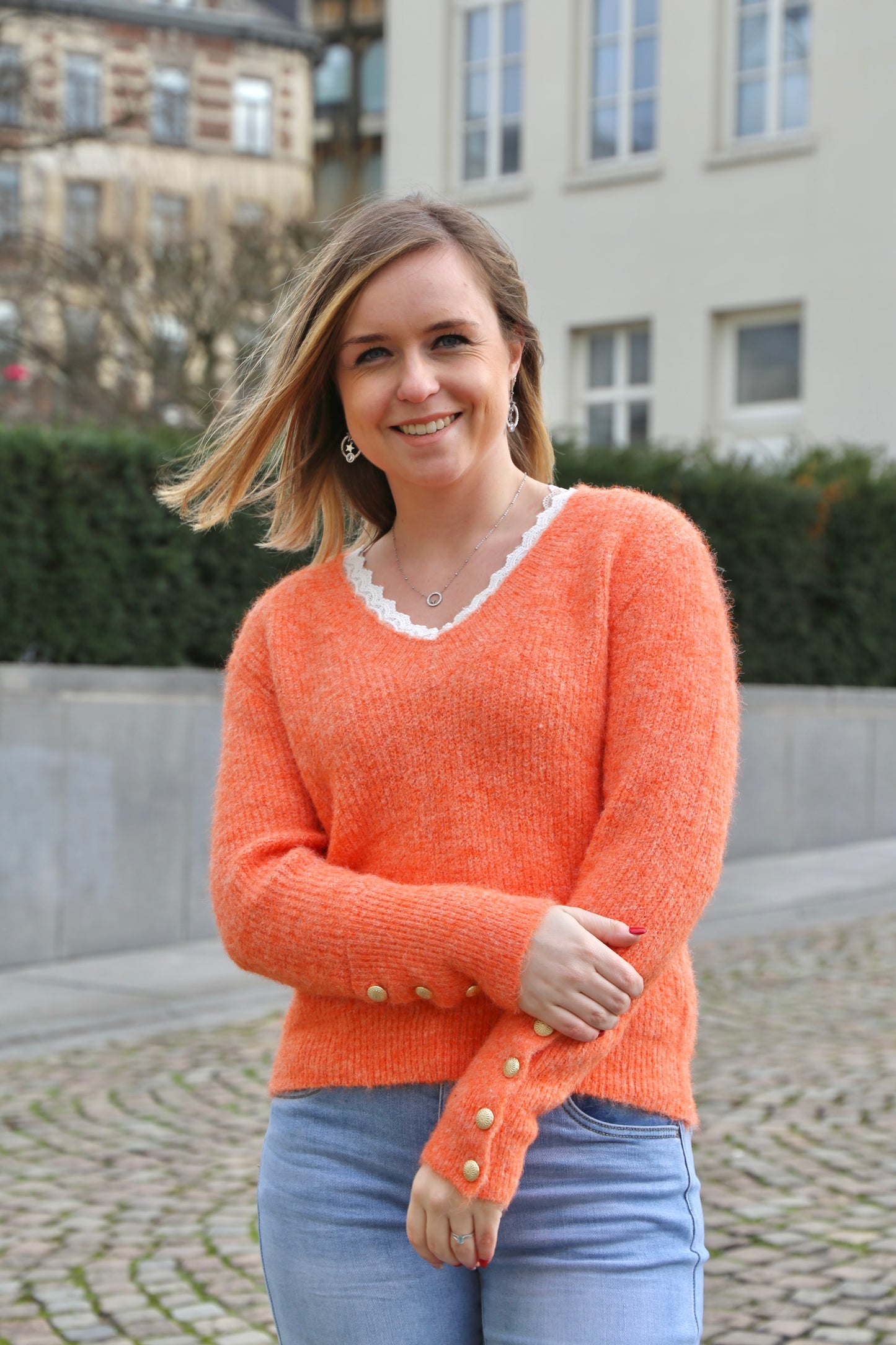 Pull Clarisse orange