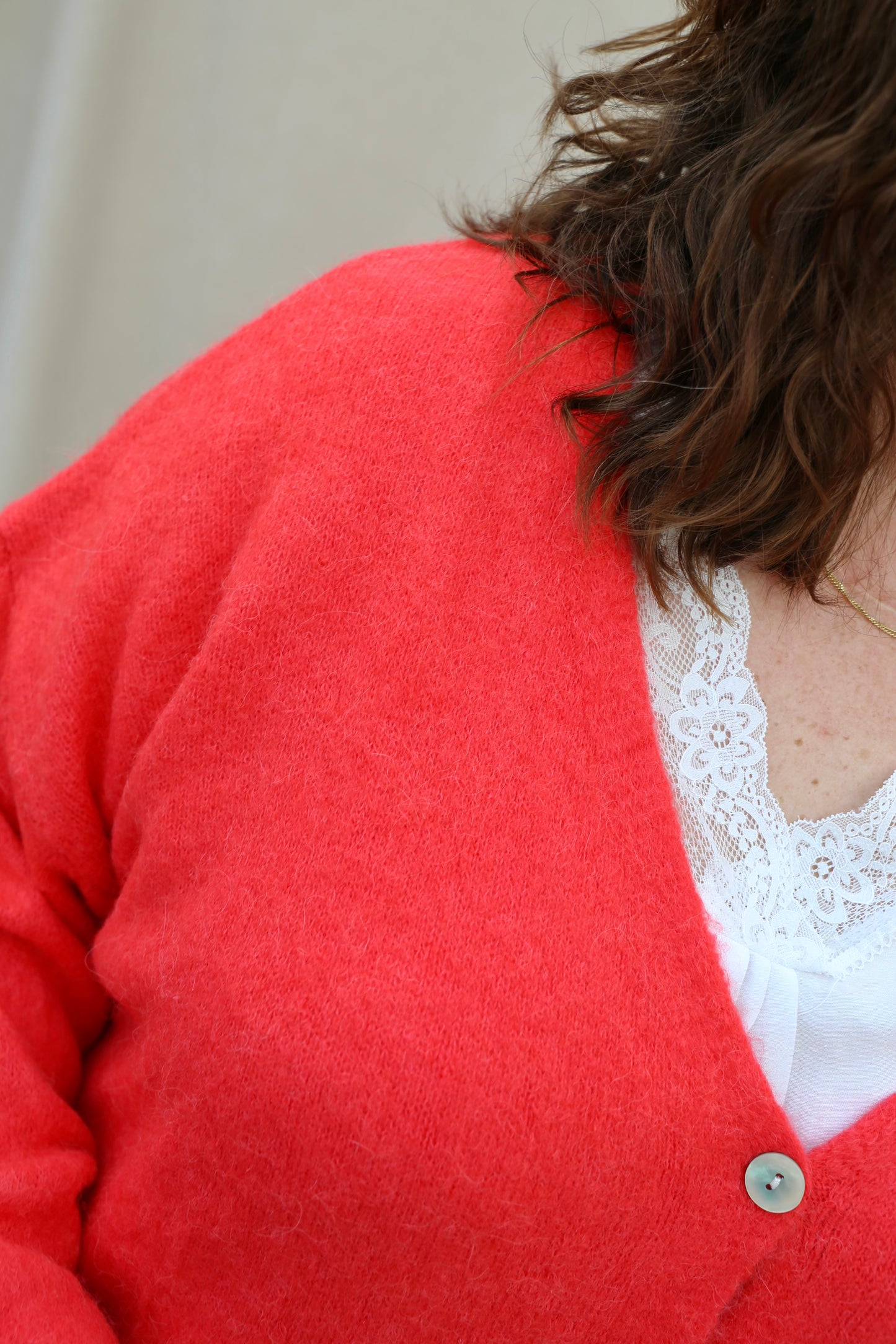 Gilet Eva corail