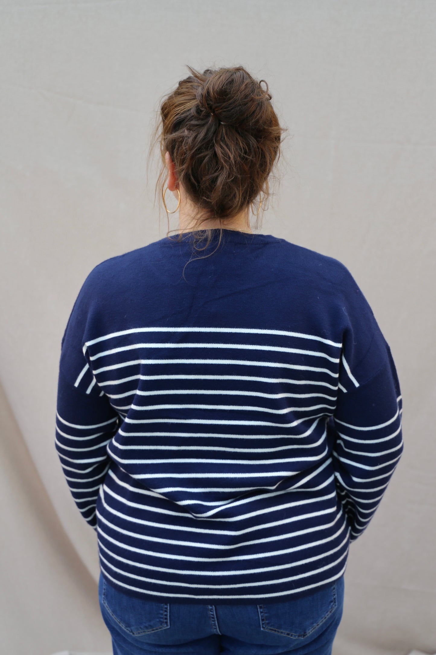 Pull Amandine bleu marine