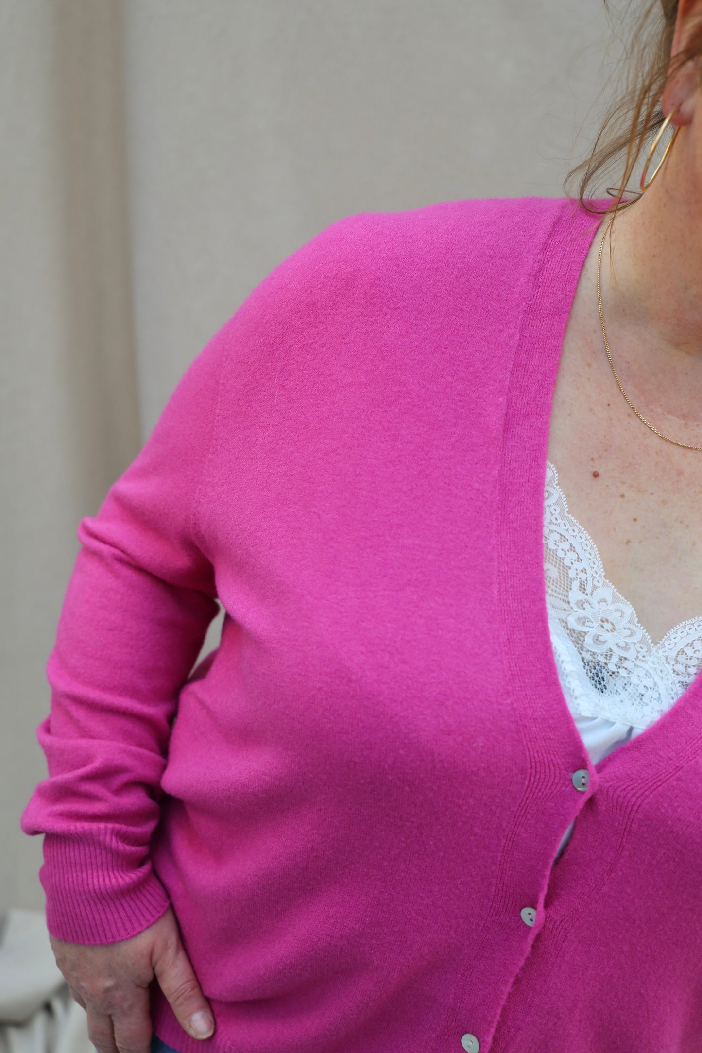 Gilet Alba rose