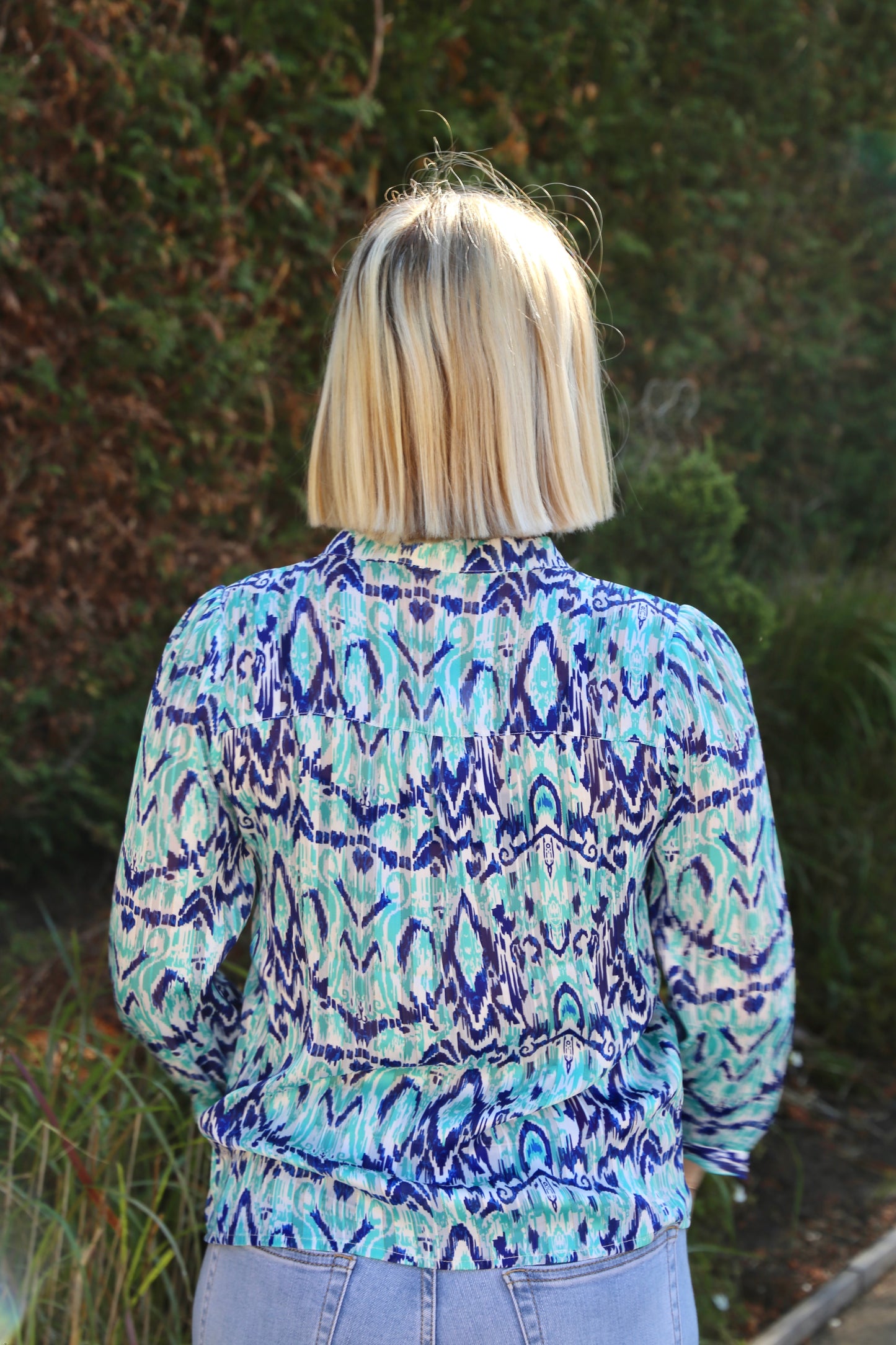 Blouse Patricia vert d’eau