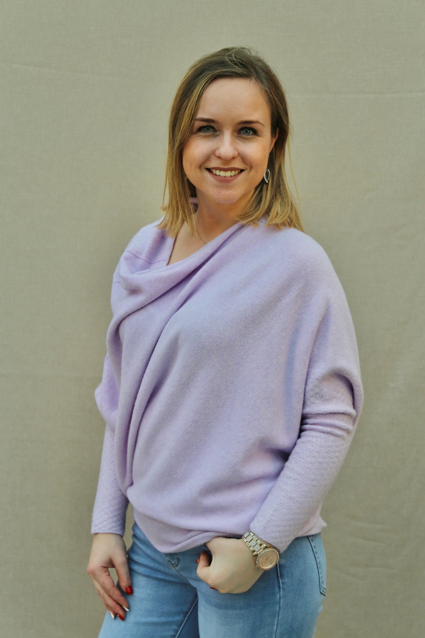 Pull Eunice lilas