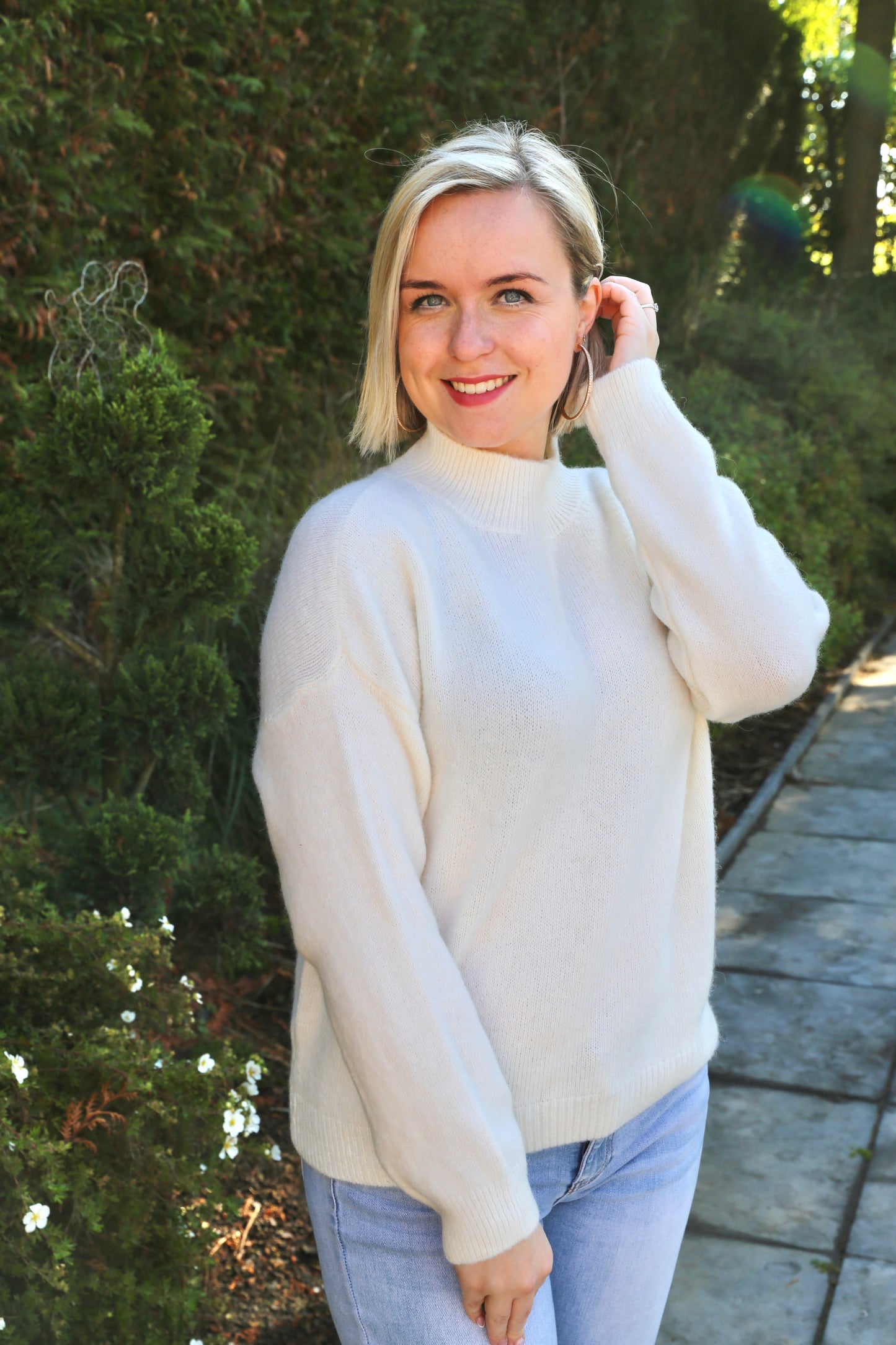 Pull Élia écru