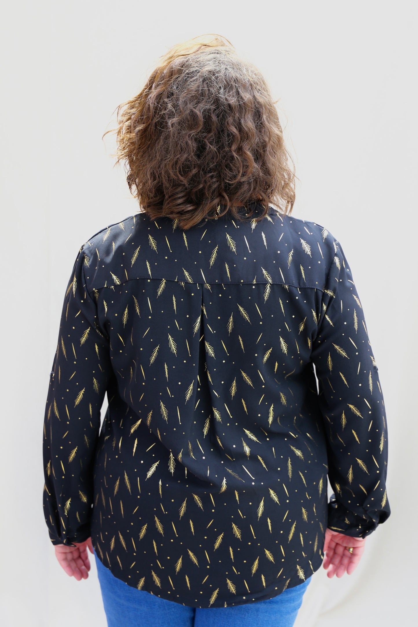 Blouse Christy noir/or