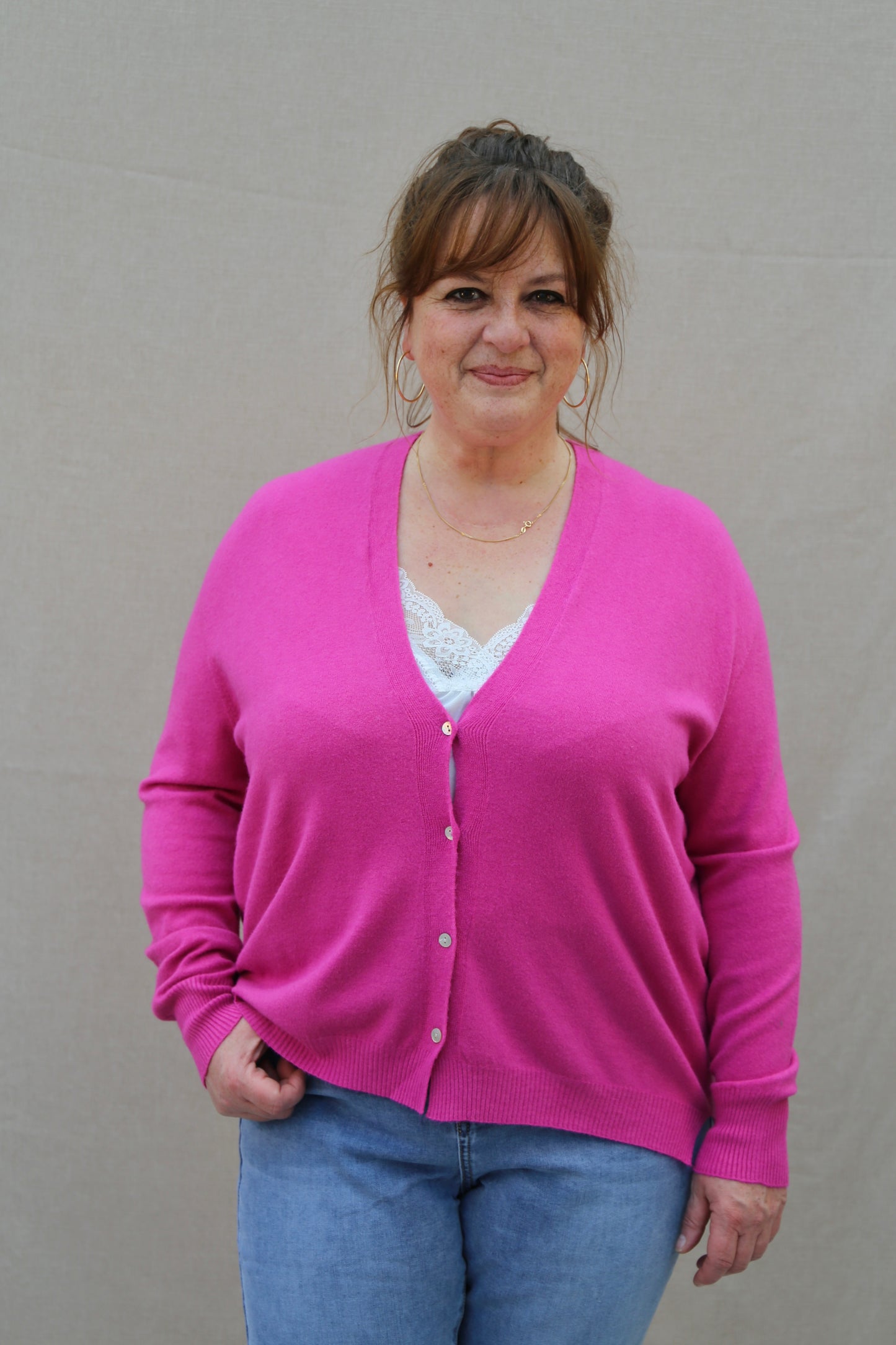 Gilet Alba rose