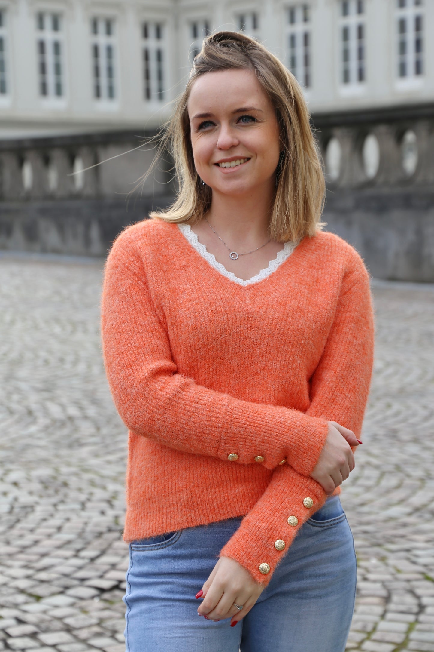 Pull Clarisse orange