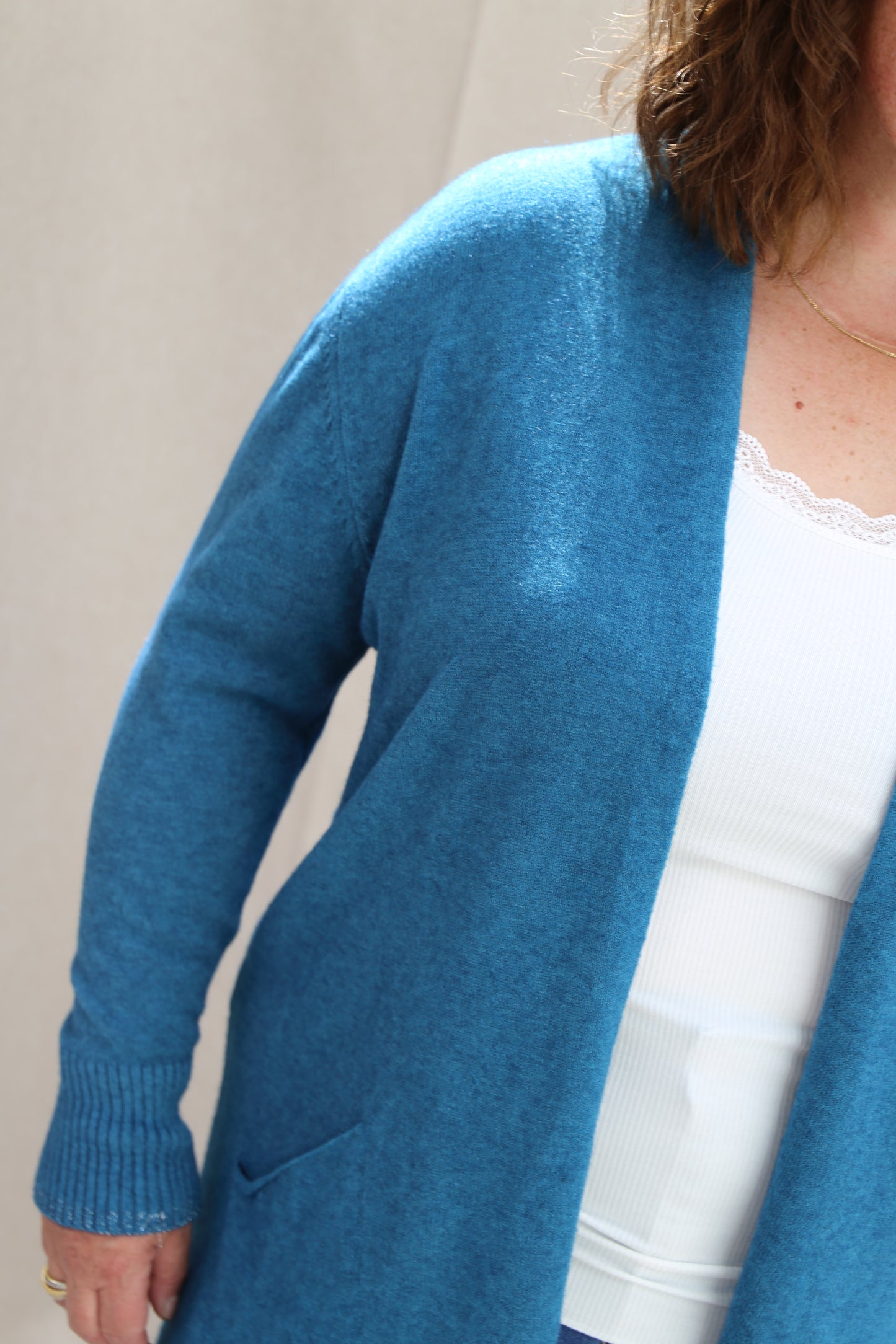 Gilet Amélie pétrole