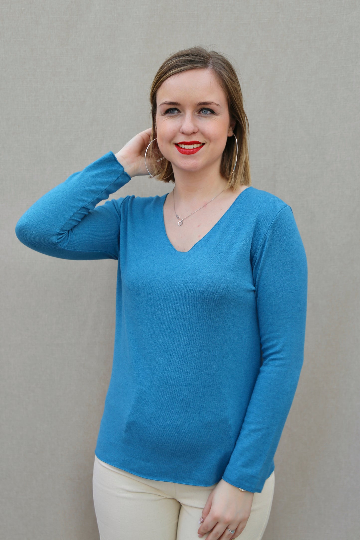 Pull Bérénice pétrole
