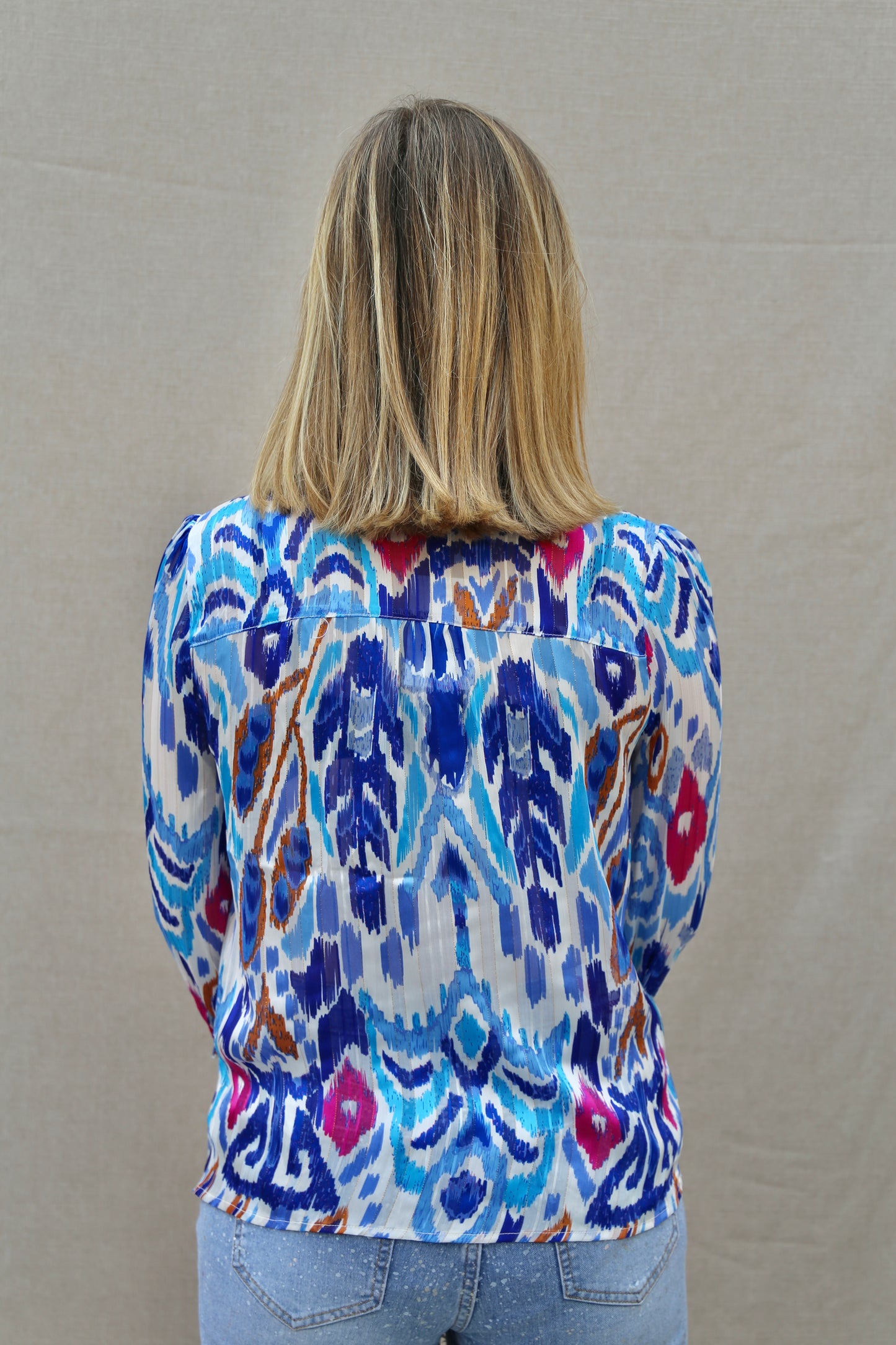 Blouse Patricia bleue