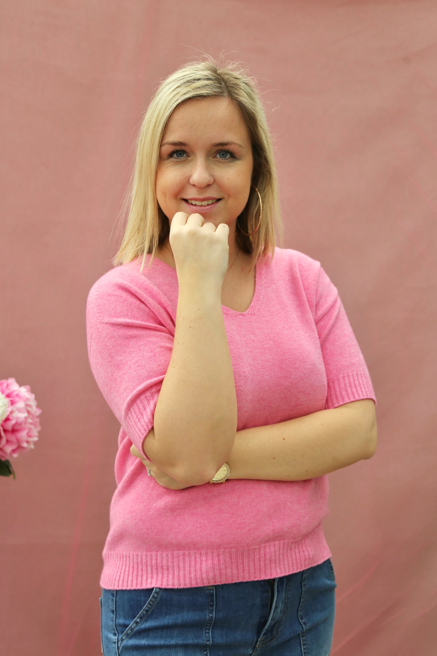 Pull Andréa rose