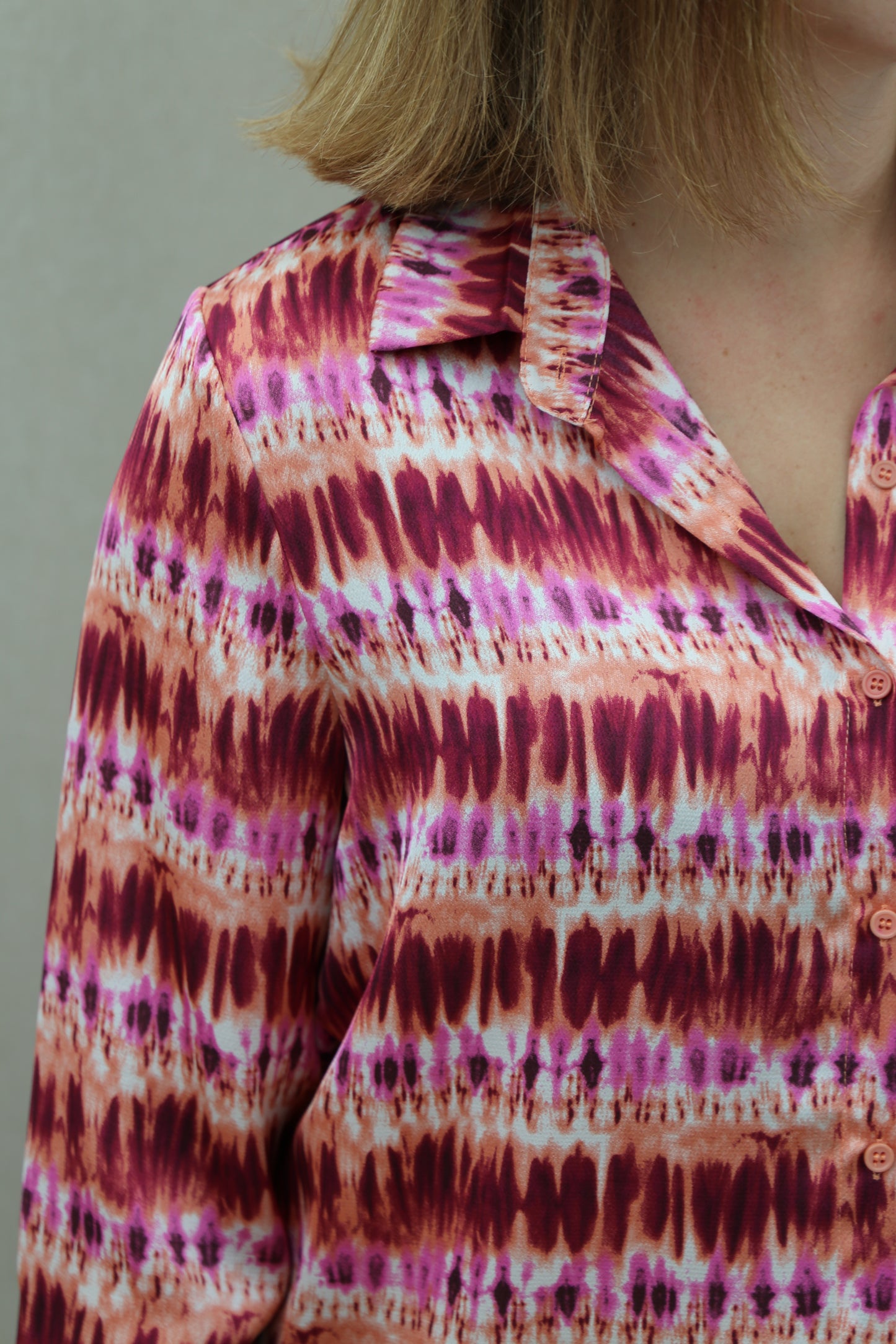 Blouse Amandine bordeaux