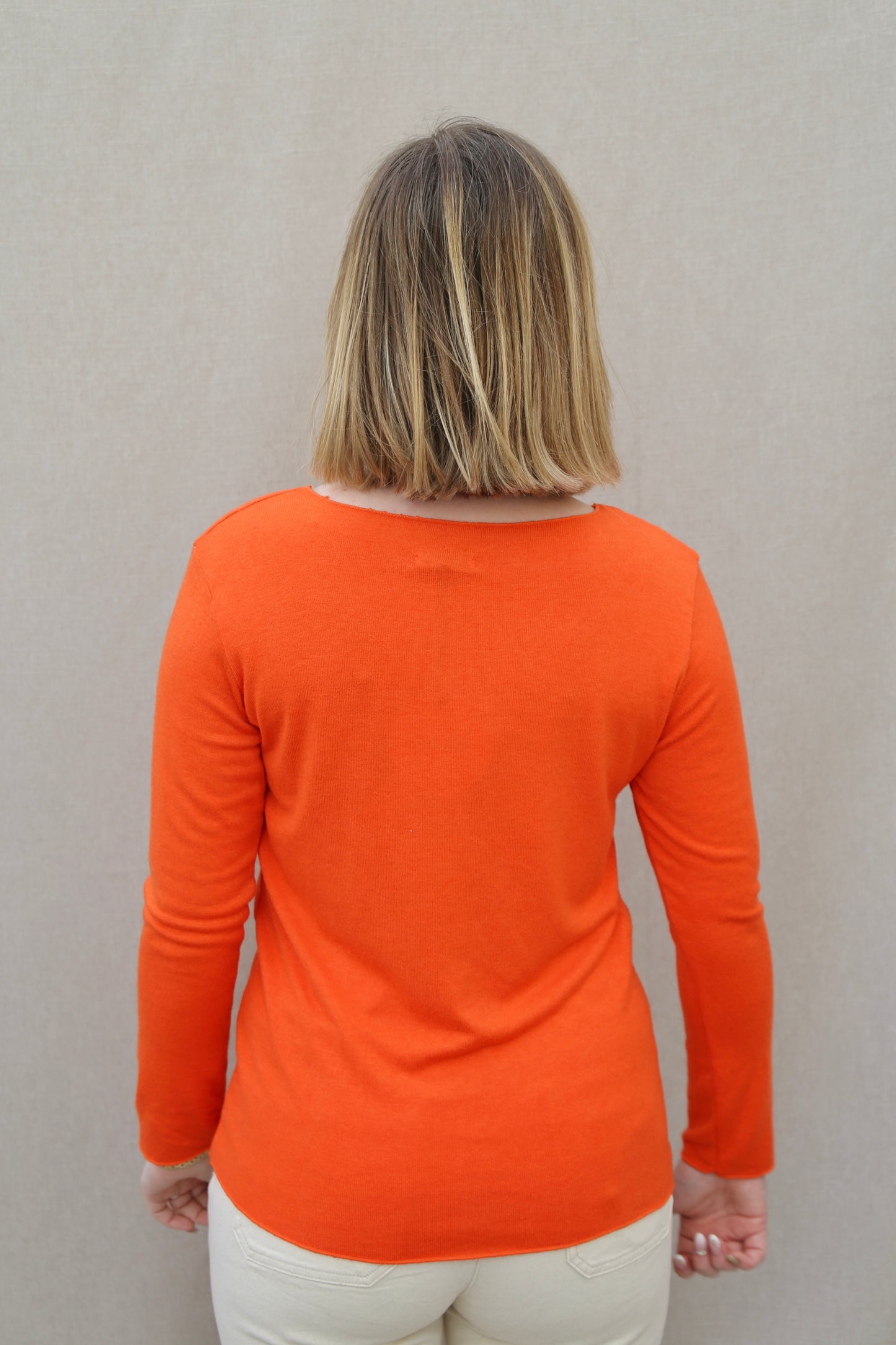 Pull Bérénice orange