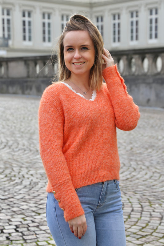 Pull Clarisse orange