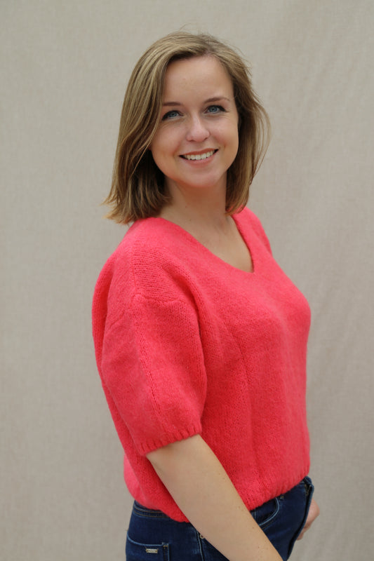 Pull Mila corail