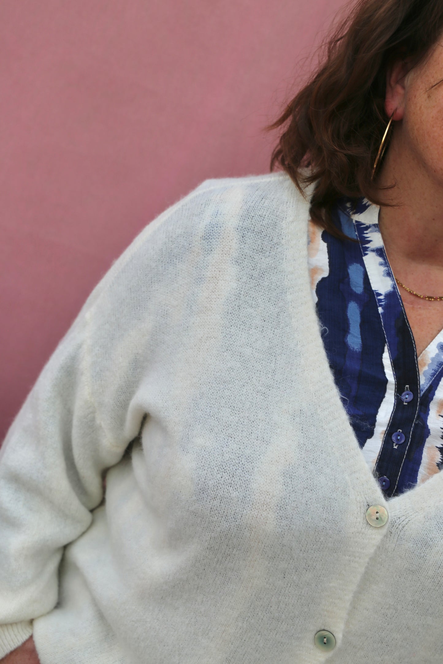 Gilet Eva écru