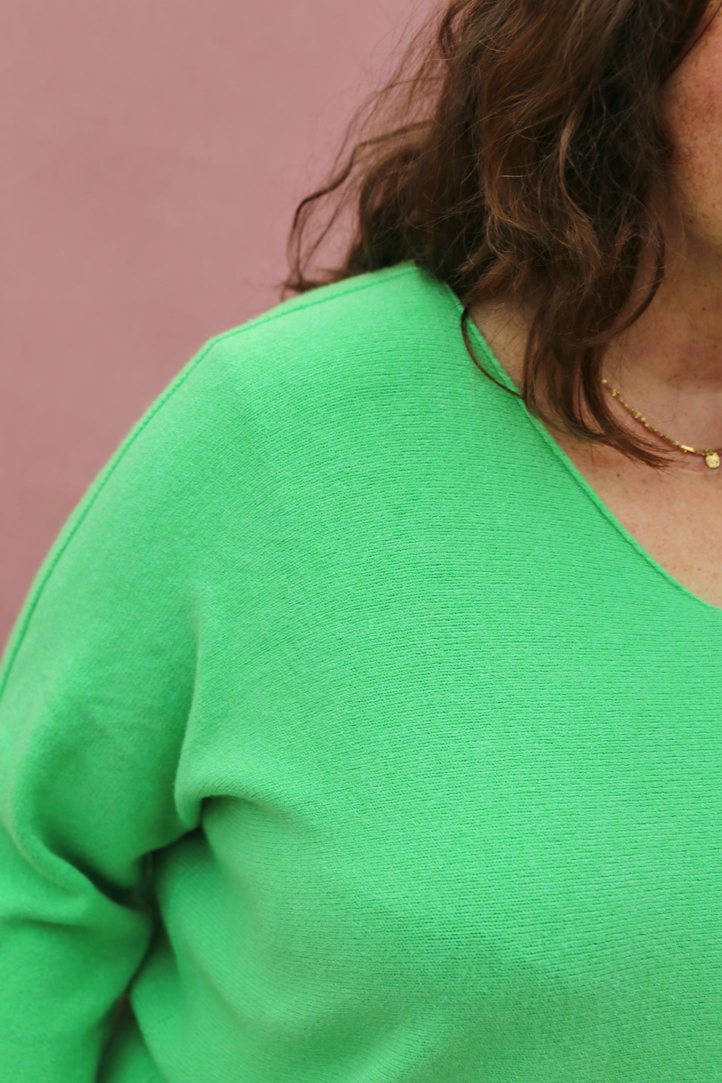 Pull Juliette vert clair