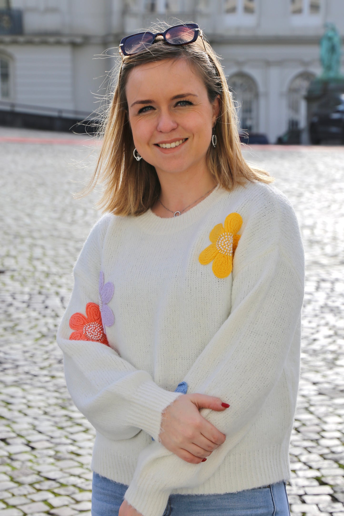 Pull Olivia blanc