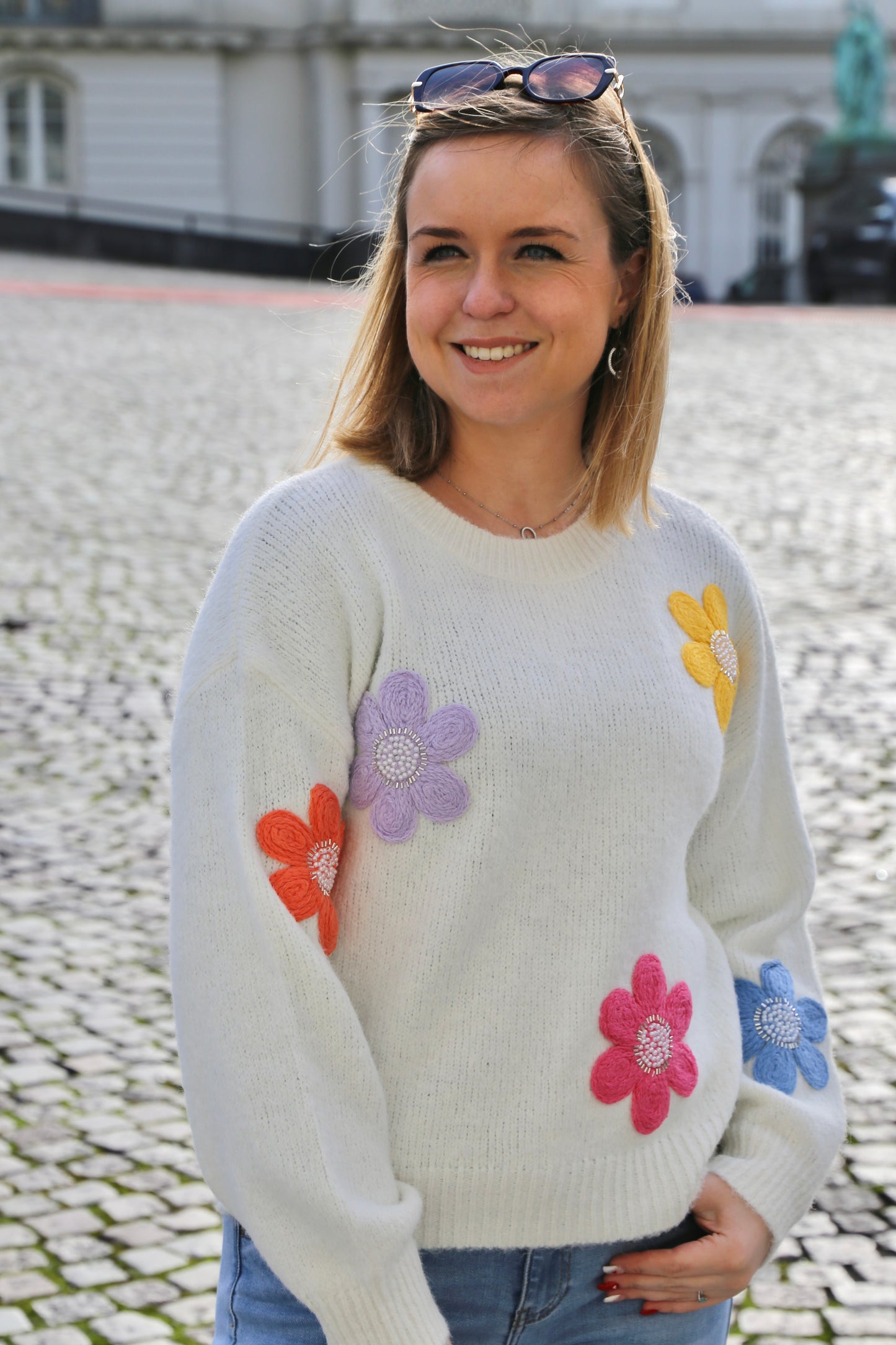 Pull Olivia blanc