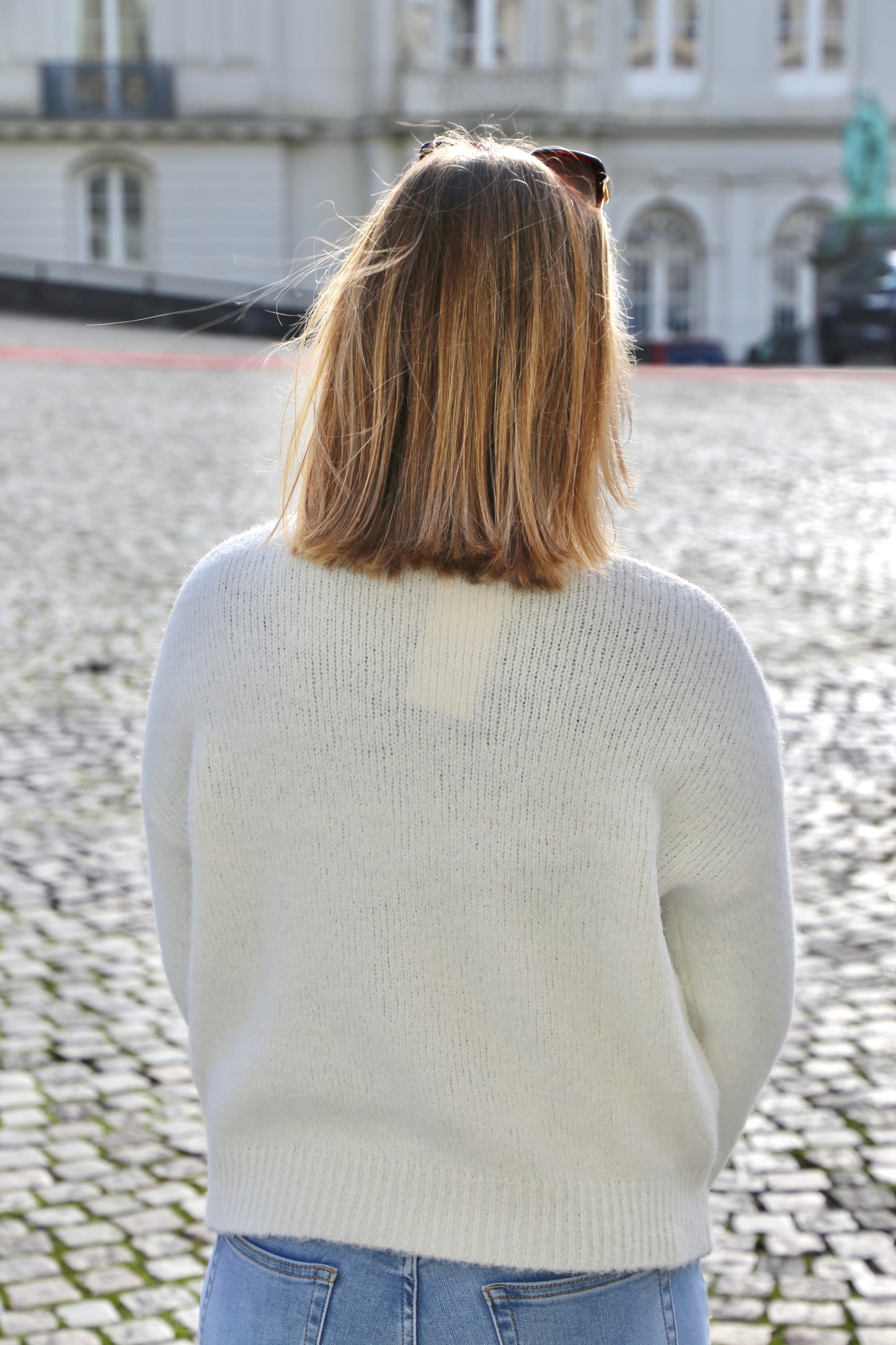 Pull Olivia blanc