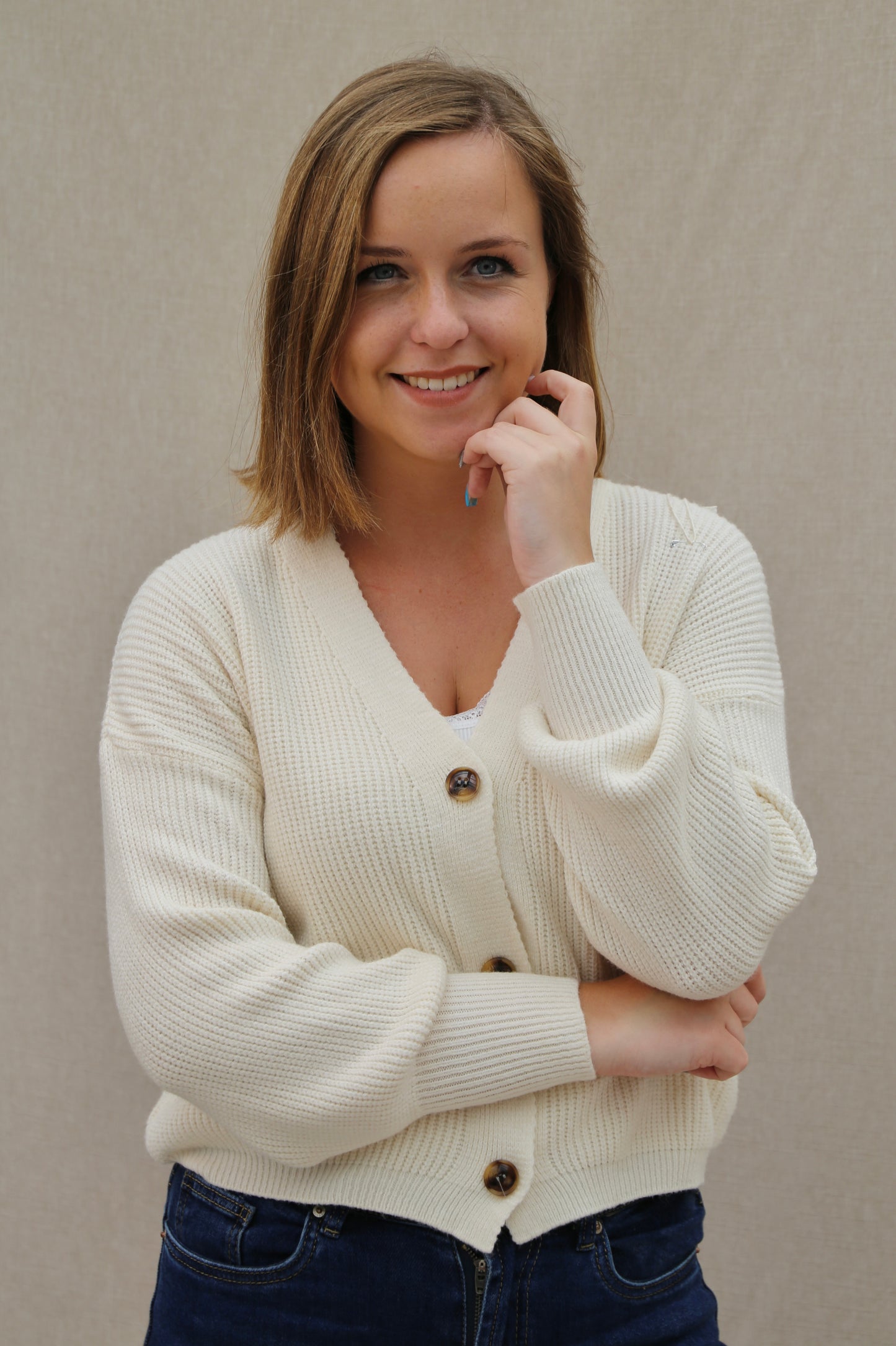 Gilet Lola écru